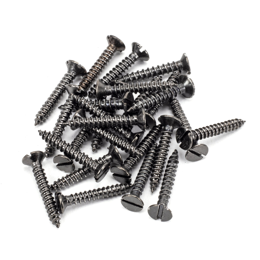 Dark Stainless Steel 4x¾" Countersunk Screws (25) | From The Anvil-Screws & Bolts-Yester Home