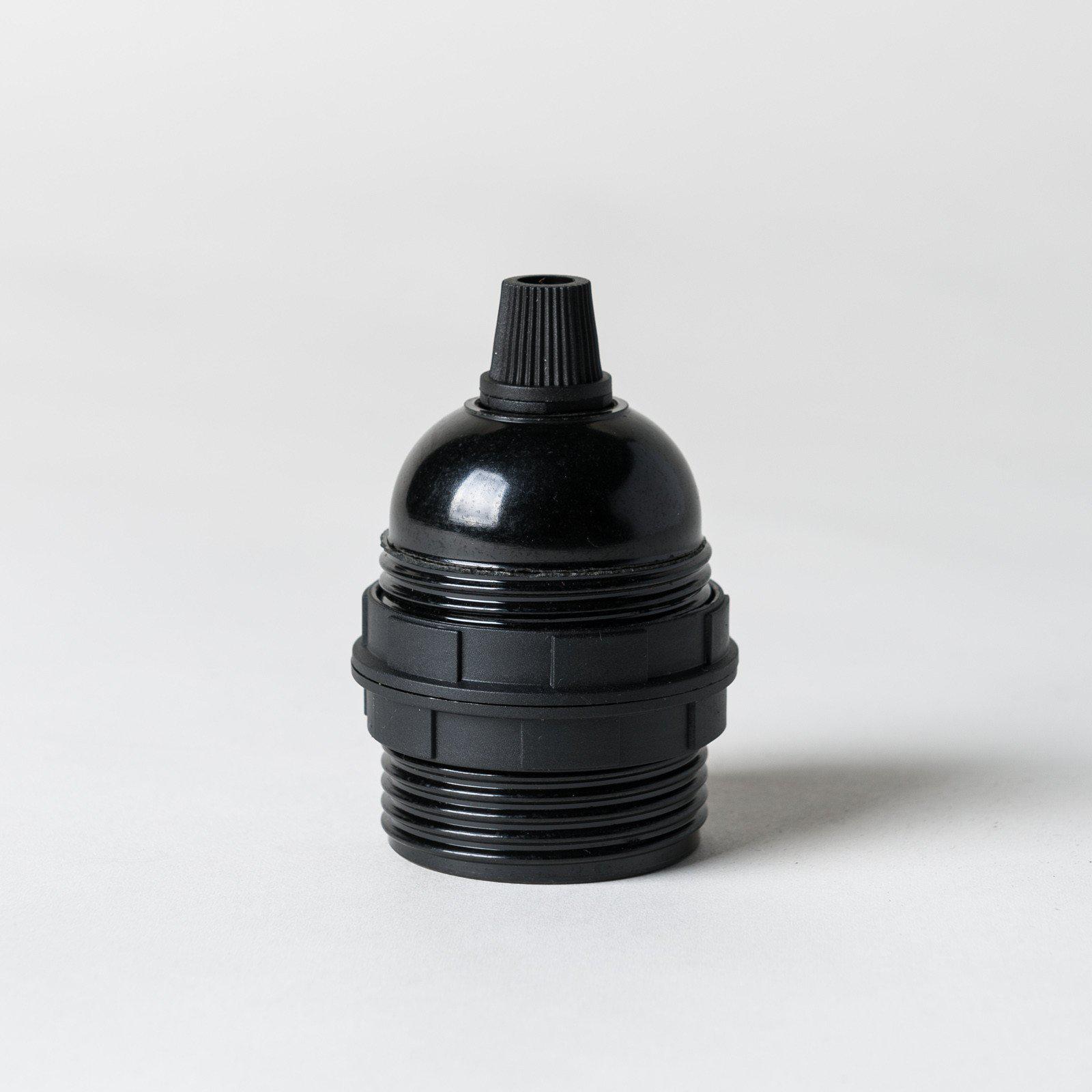 E26 UL Black Bakelite Lampholder with grip (USA ONLY)-Lampholders-Yester Home