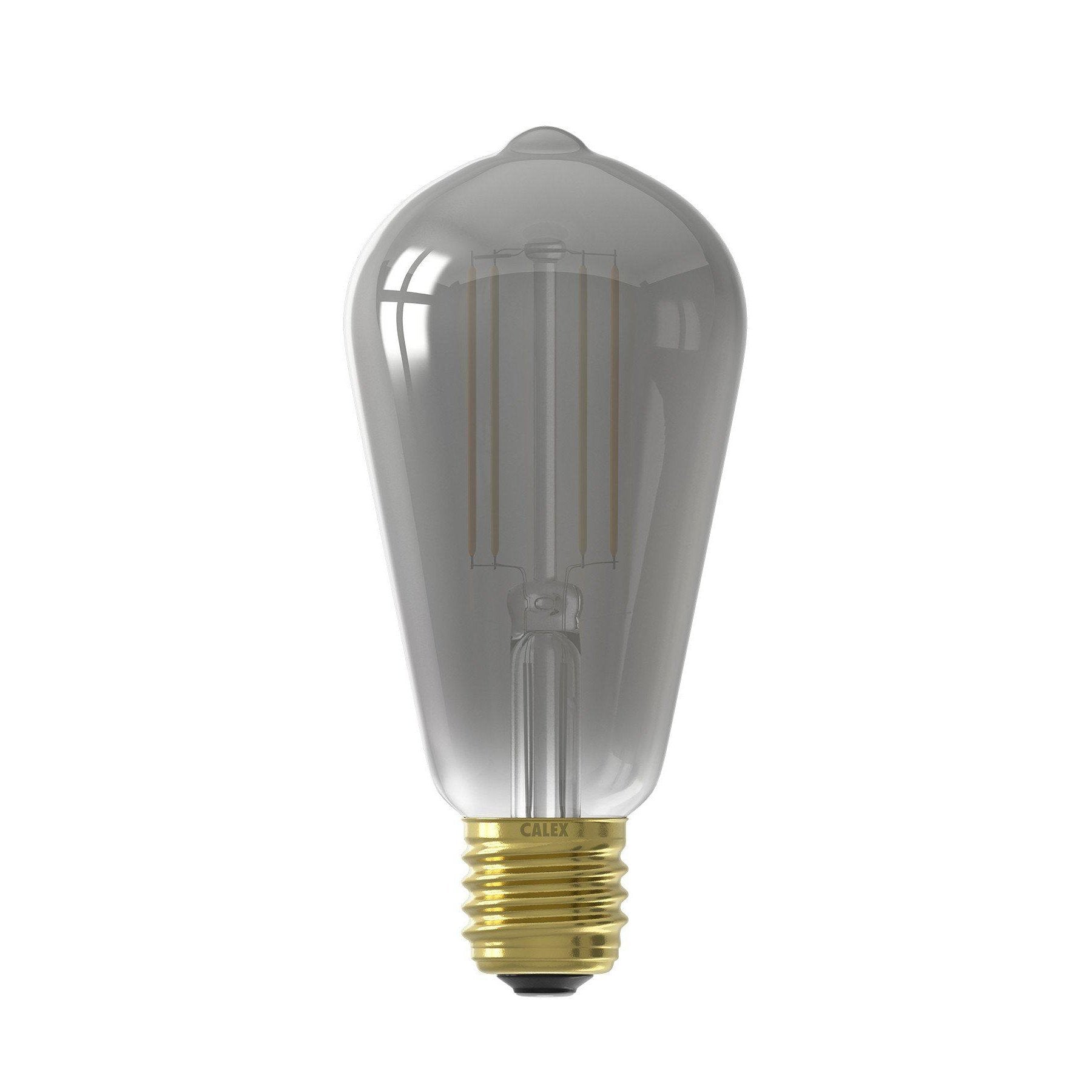 E27 7W Calex Smart LED Smoked Squirrel Filament Bulb-LED Filament Bulbs-Yester Home