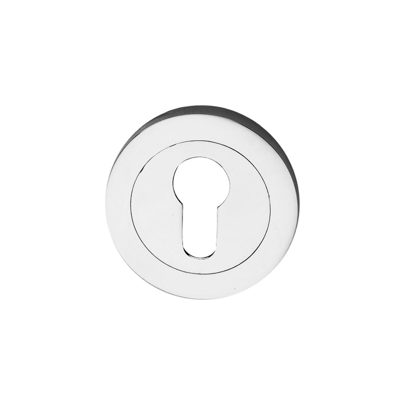 Euro Profile Escutcheon Polished Chrome-Escutcheons-Yester Home