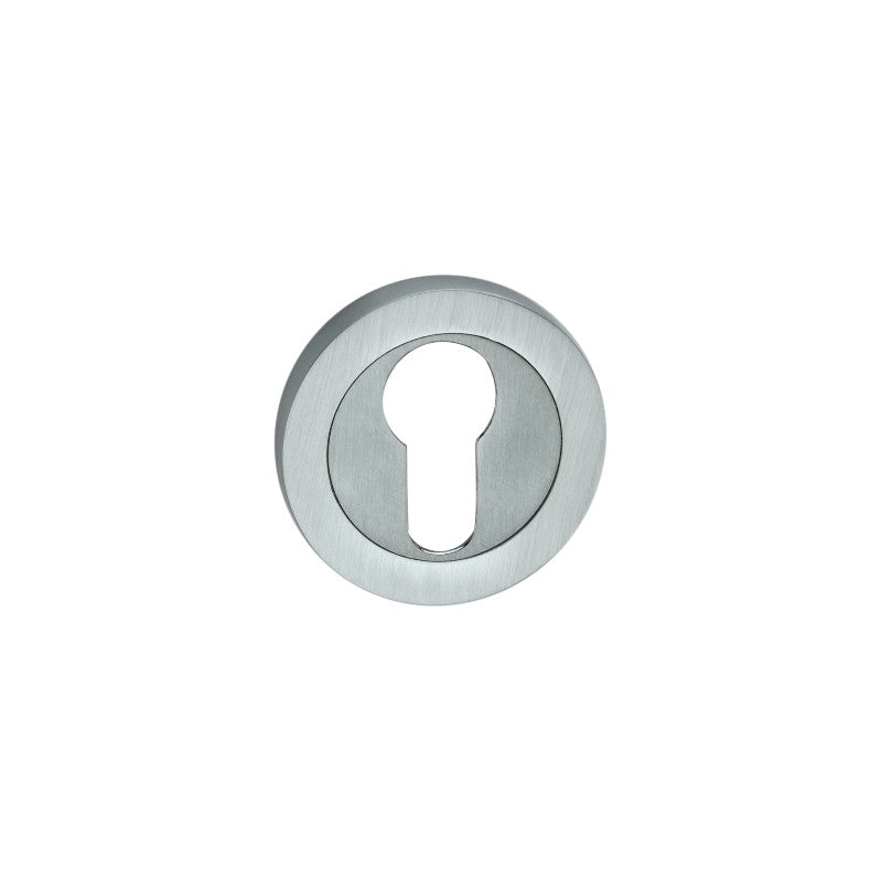 Euro Profile Escutcheon Satin Chrome-Escutcheons-Yester Home