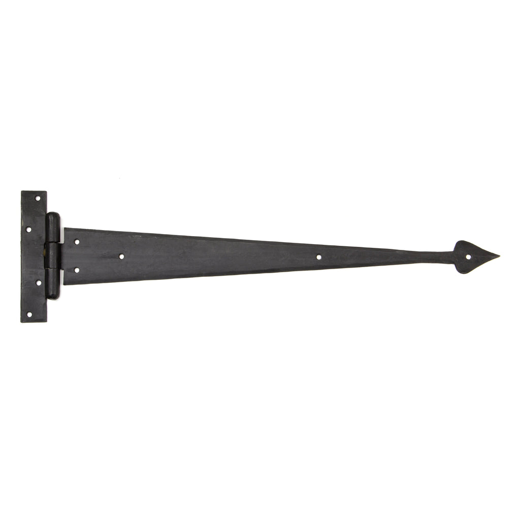 External Beeswax 18" Arrow Head T Hinge (pair) | From The Anvil-T Hinges-Yester Home