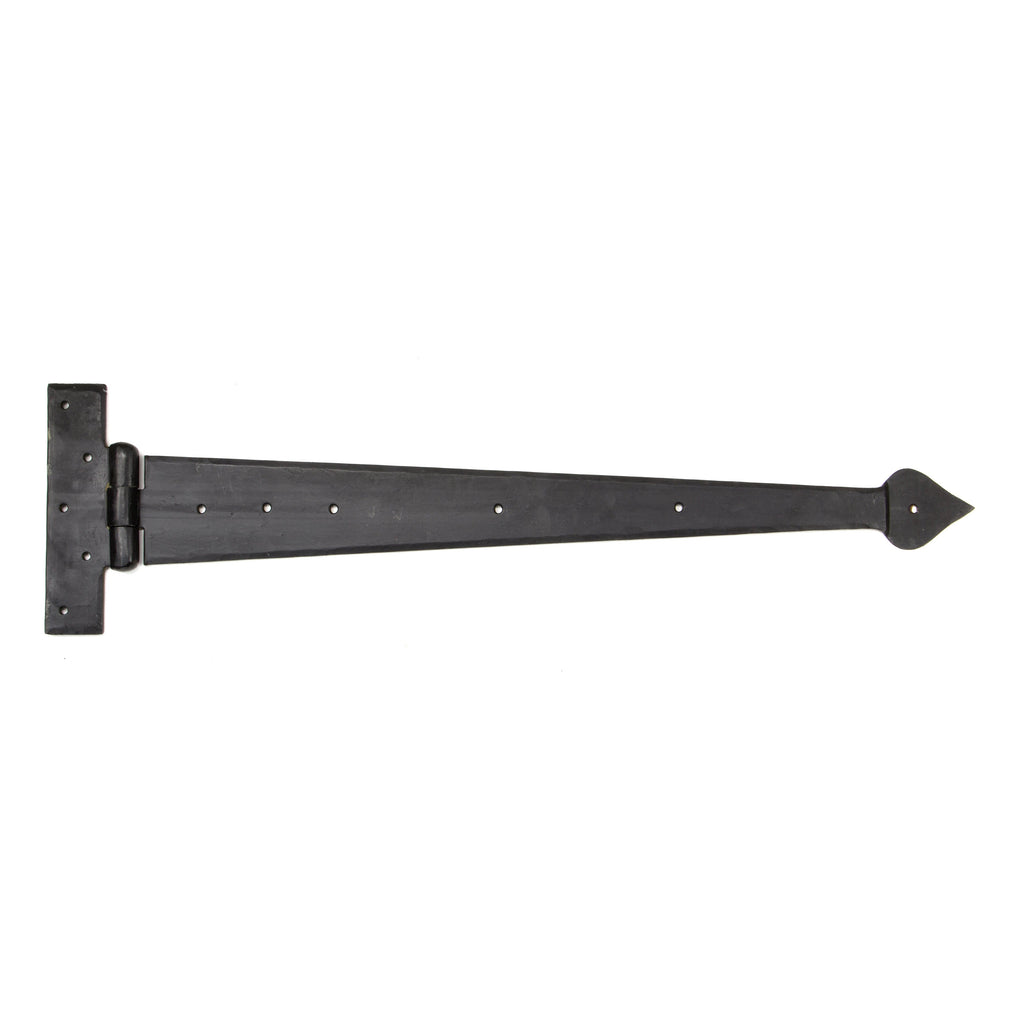 External Beeswax 22" Arrow Head T Hinge (pair) | From The Anvil-T Hinges-Yester Home