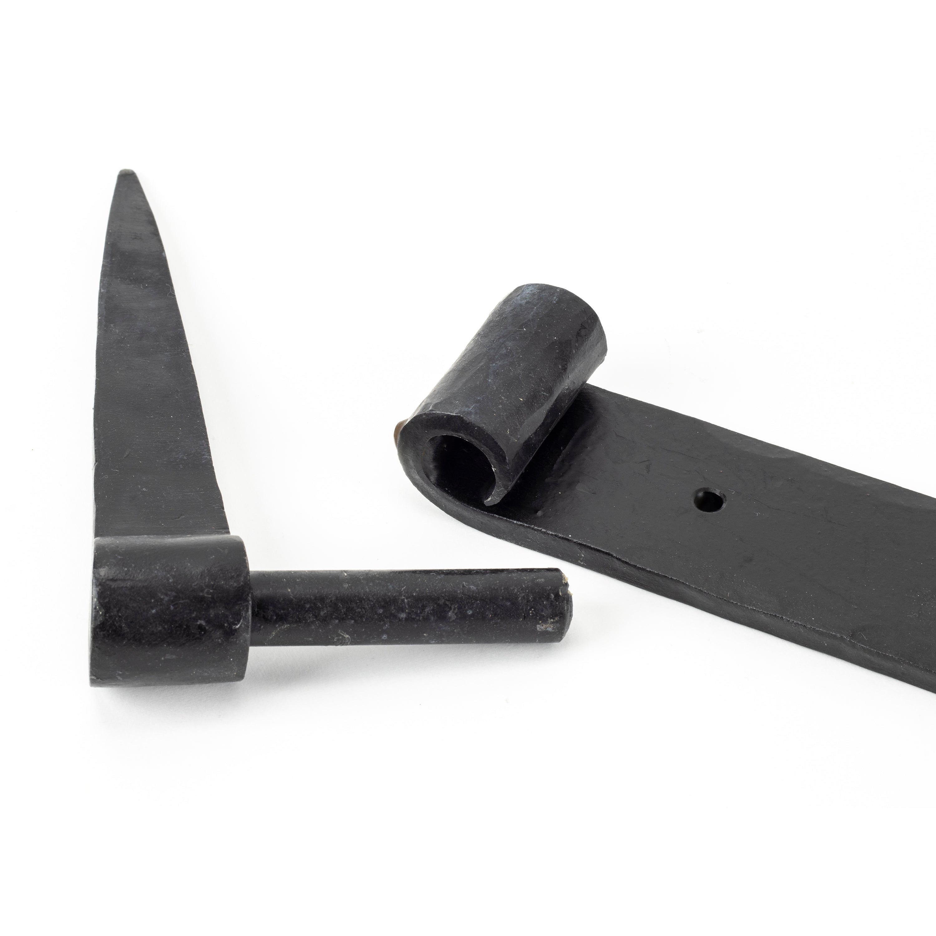 External Beeswax 24" Band & Spike Hinge (Pair) | From The Anvil-Hook & Band Hinges-Yester Home