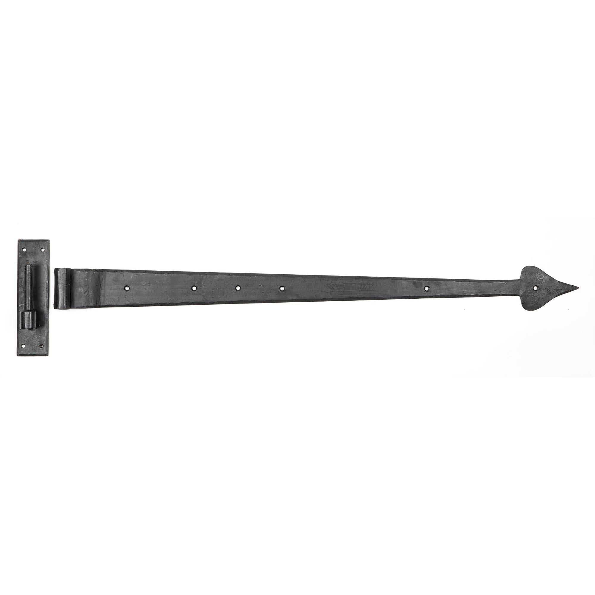 External Beeswax 35" Hook & Band Hinge - Cranked (pair) | From The Anvil - Hook & Band Hinges - From The Anvil - Yester Home