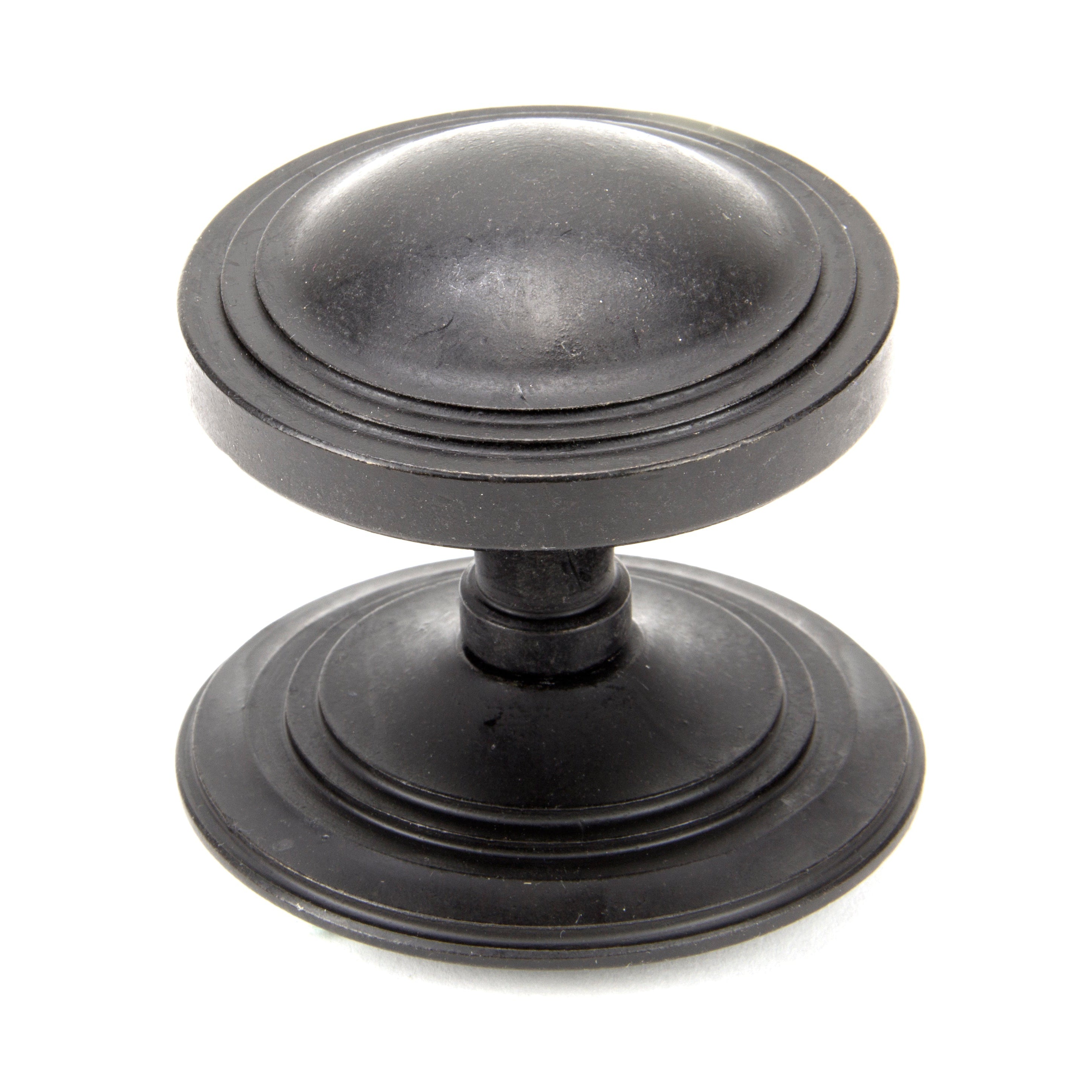 External Beeswax Art Deco Centre Door Knob | From The Anvil-Centre Door Knobs-Yester Home