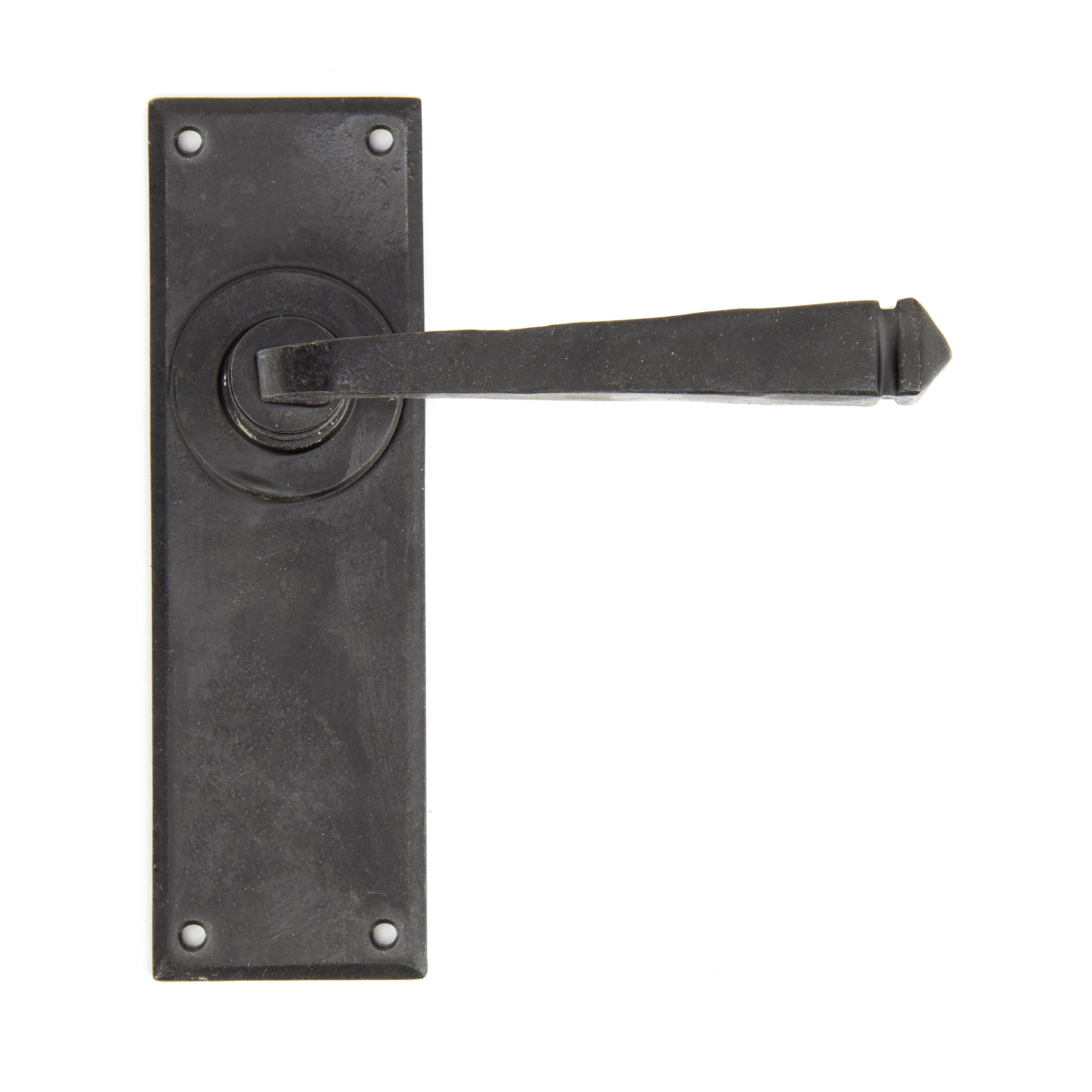 External Beeswax Avon Lever Latch Set | From The Anvil-Lever Latch-Yester Home
