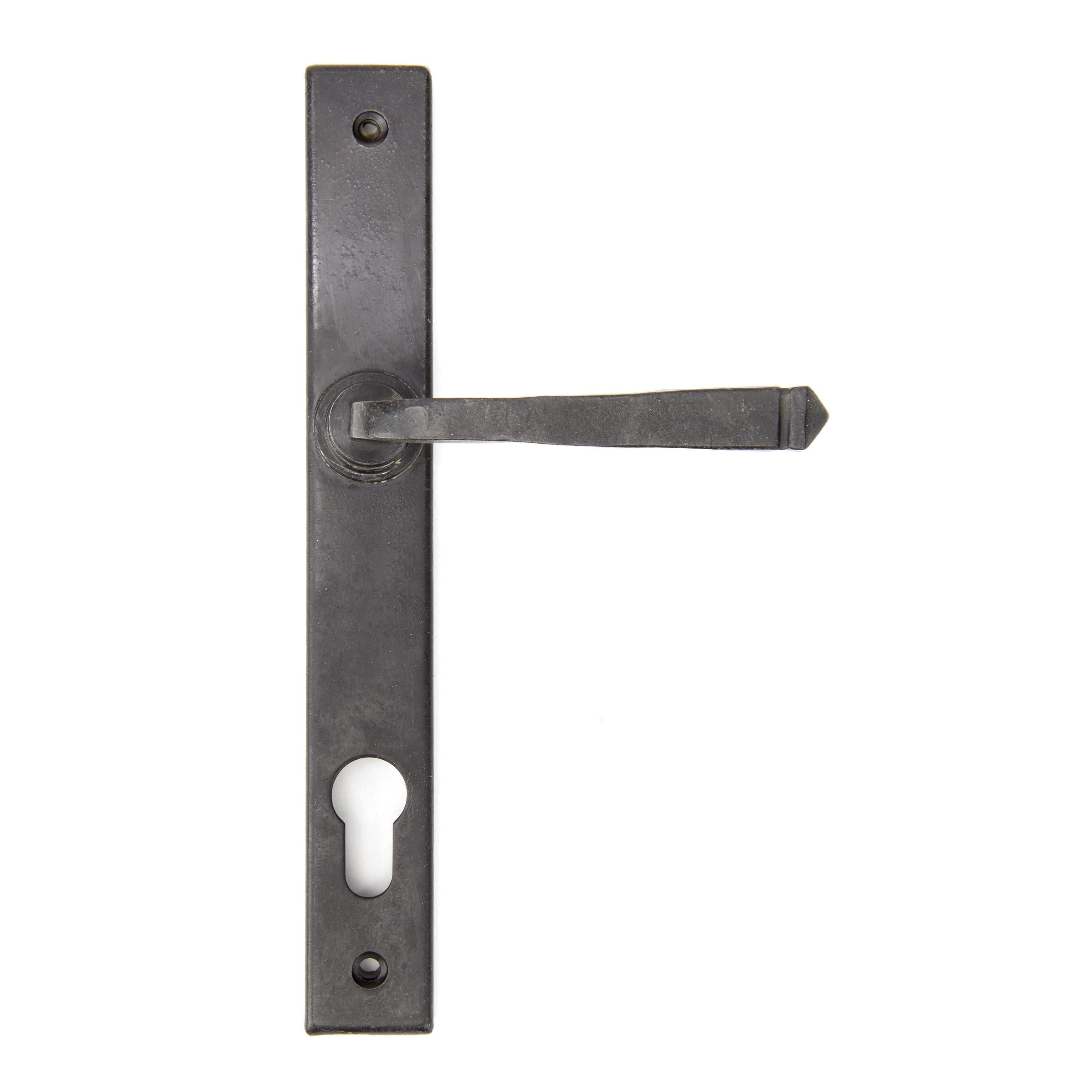 External Beeswax Avon Slimline Lever Espag. Lock Set | From The Anvil - Espagnolette - From The Anvil - Yester Home