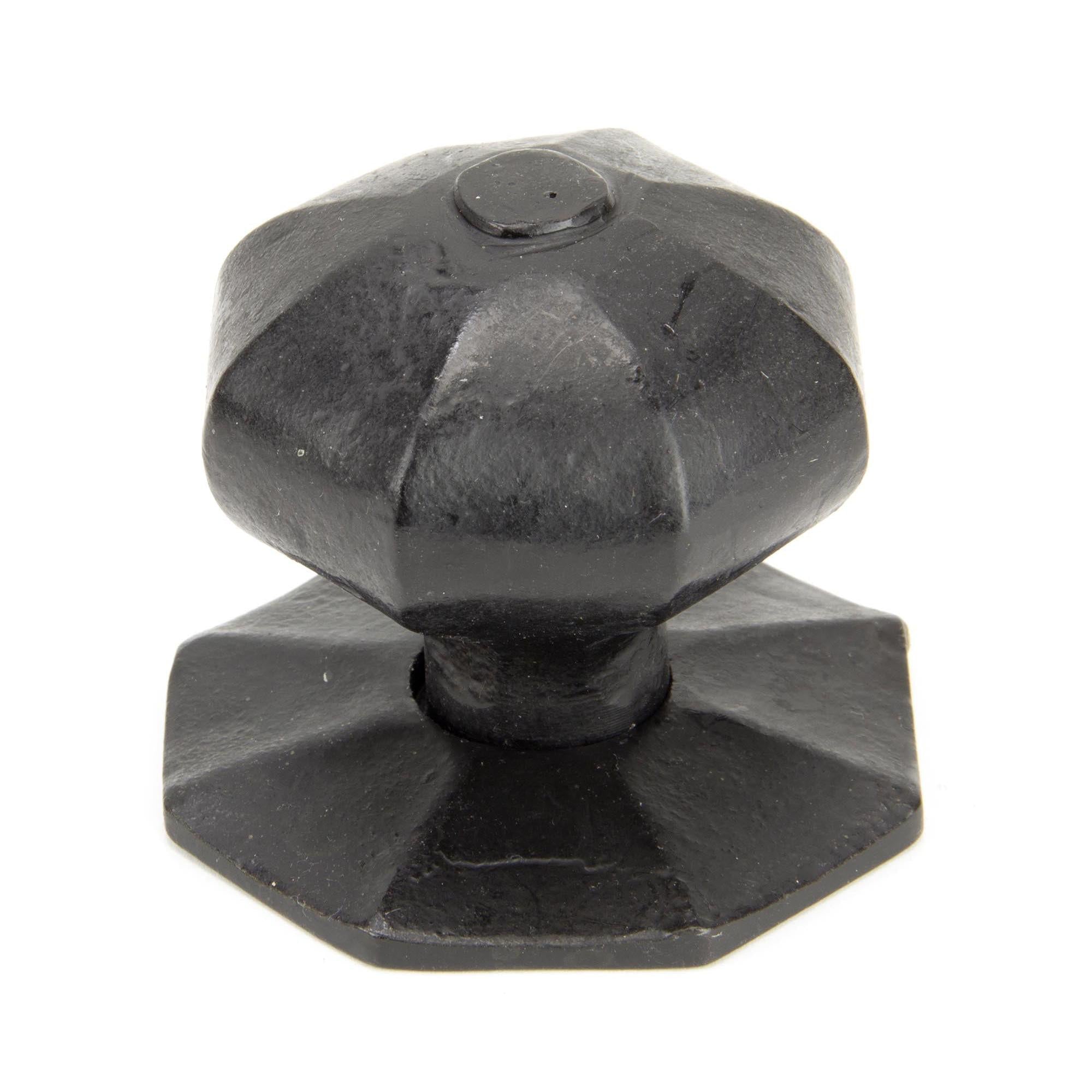 External Beeswax Large Octagonal Mortice/Rim Knob Set | From The Anvil - Mortice Knobs - From The Anvil - Yester Home