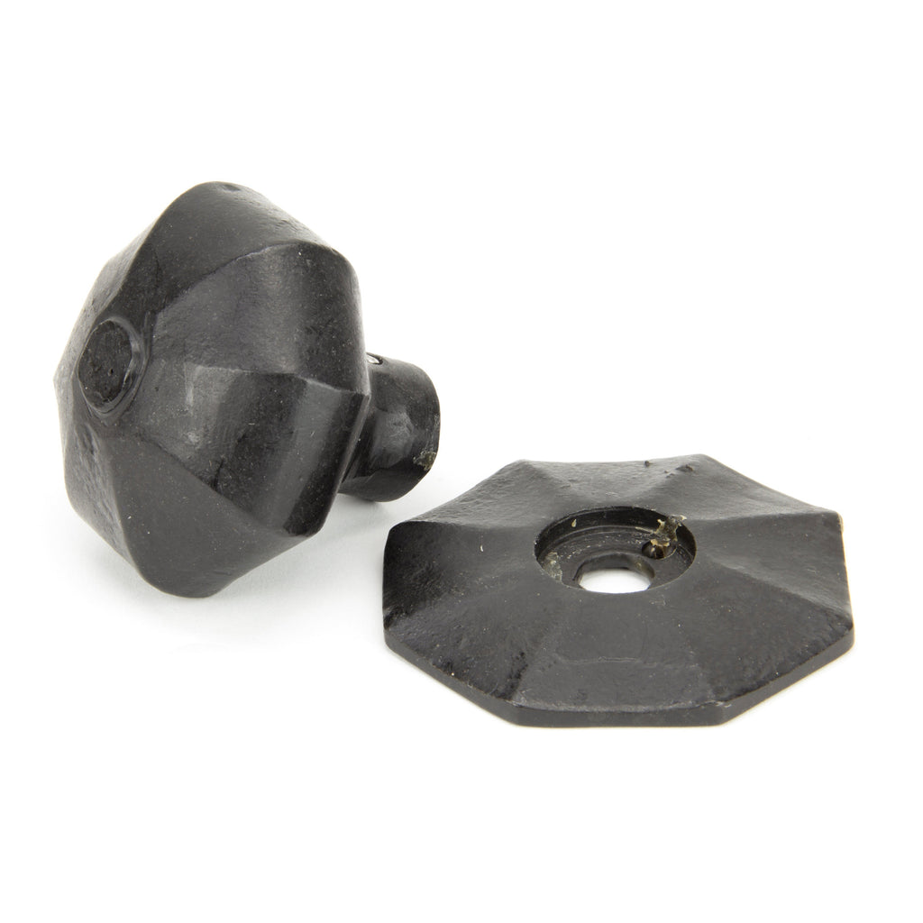 External Beeswax Large Octagonal Mortice/Rim Knob Set | From The Anvil-Mortice Knobs-Yester Home