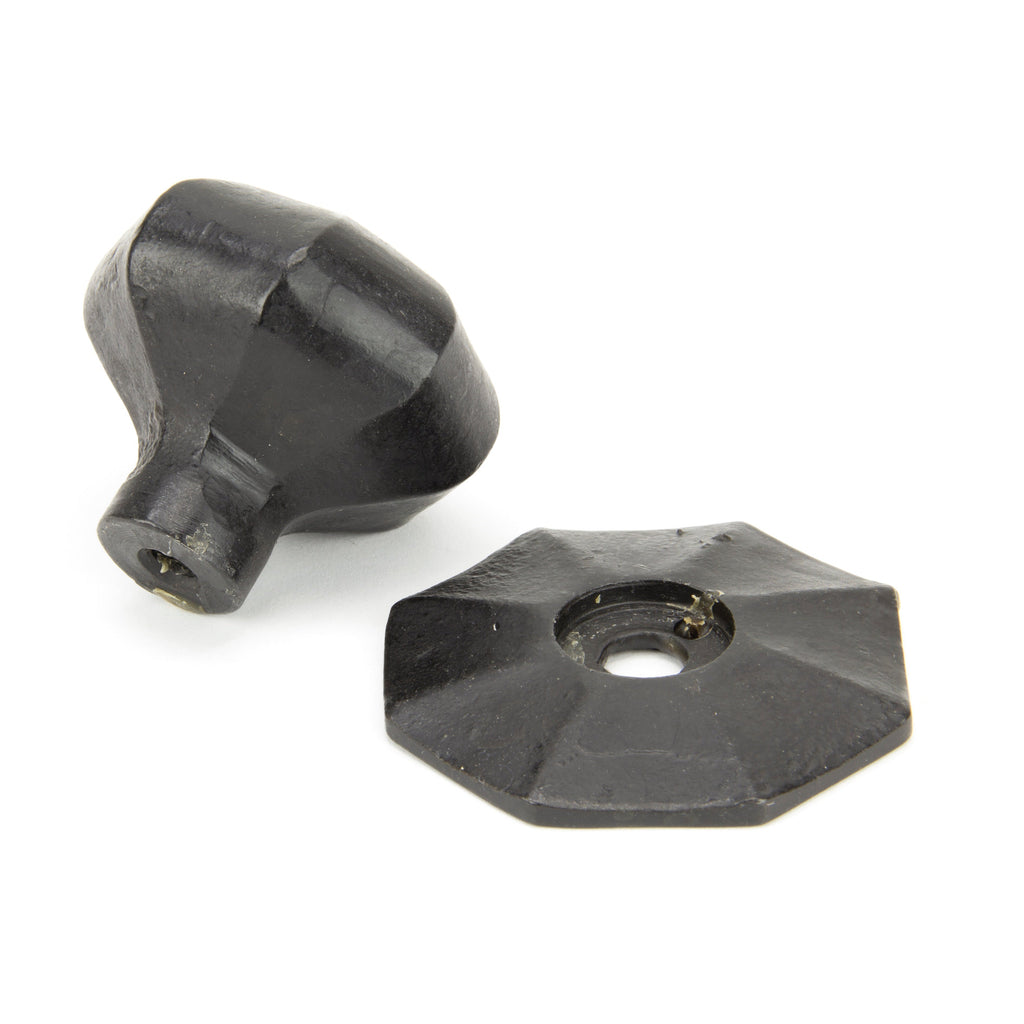External Beeswax Large Octagonal Mortice/Rim Knob Set | From The Anvil-Mortice Knobs-Yester Home