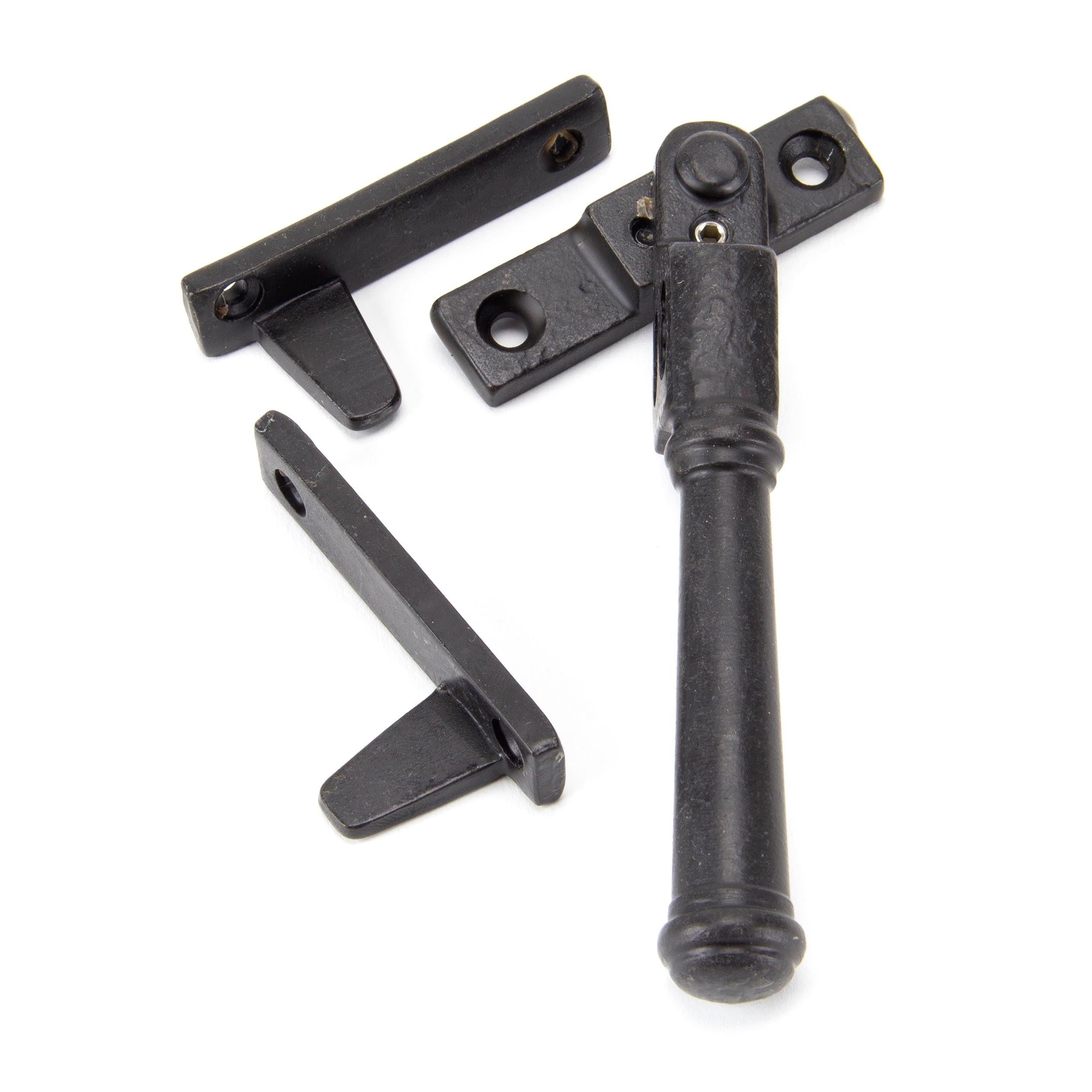 External Beeswax Locking Night-Vent Regency Fastener | From The Anvil - Night-Vent Fasteners - From The Anvil - Yester Home