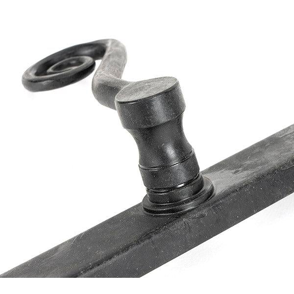 External Beeswax Monkeytail Slimline Lever Espag. Latch Set -LH | From The Anvil-Espagnolette-Yester Home