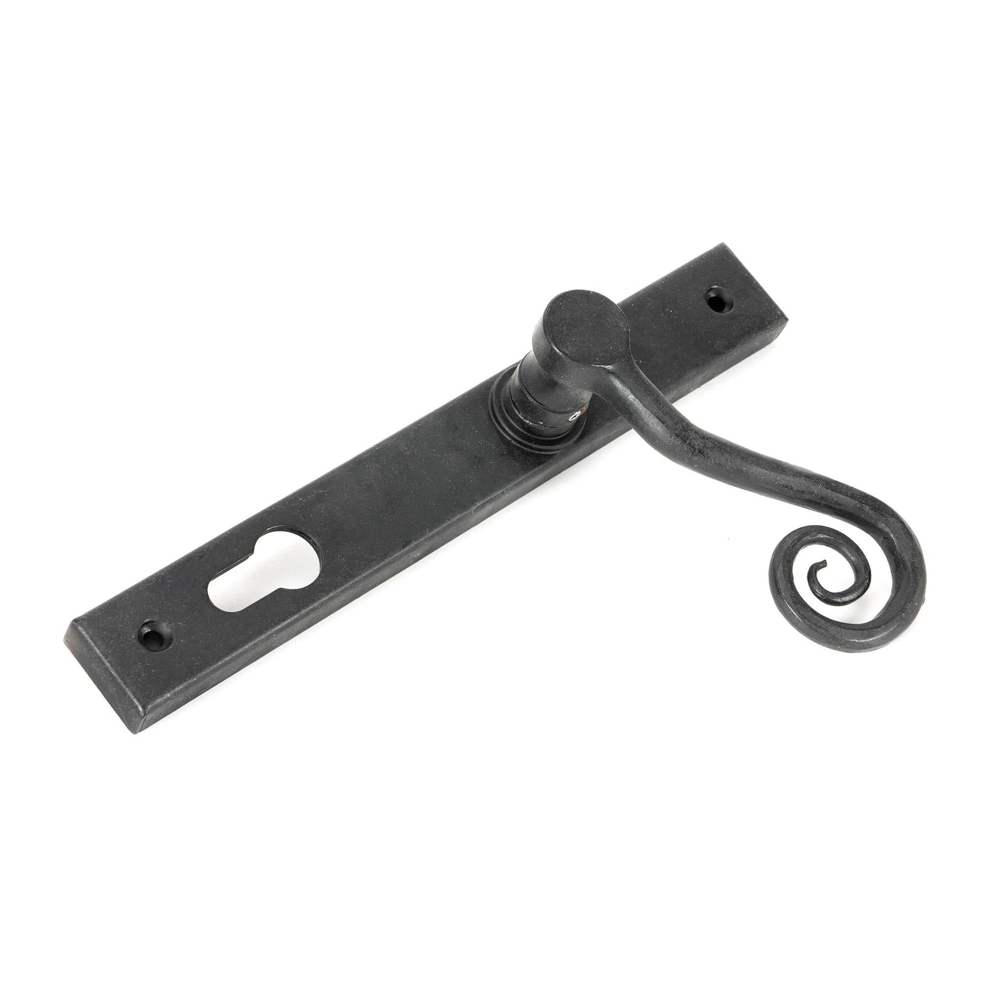 External Beeswax Monkeytail Slimline Lever Espag. Lock Set - LH | From The Anvil - Espagnolette - From The Anvil - Yester Home