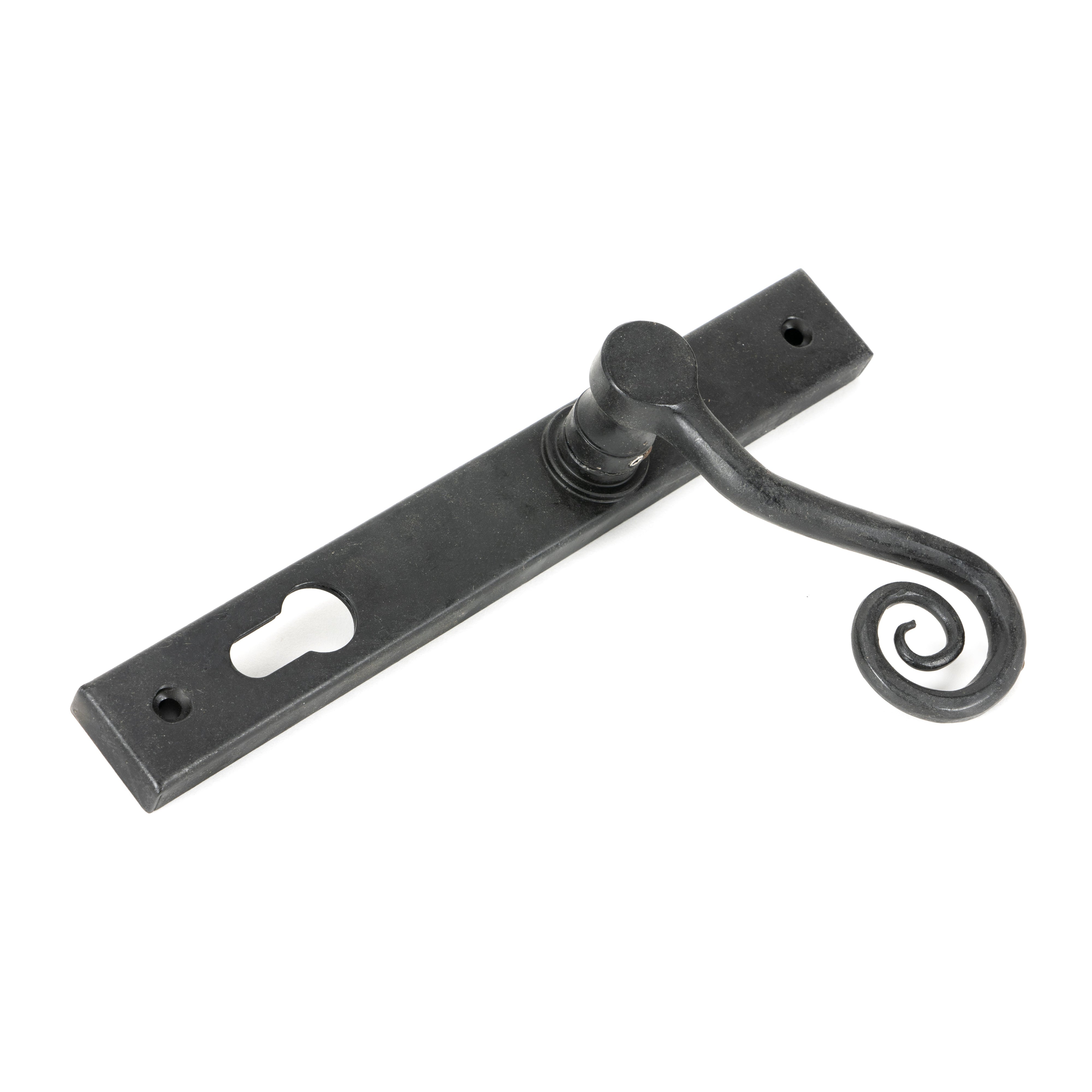 External Beeswax Monkeytail Slimline Lever Espag. Lock Set - LH | From The Anvil-Espagnolette-Yester Home