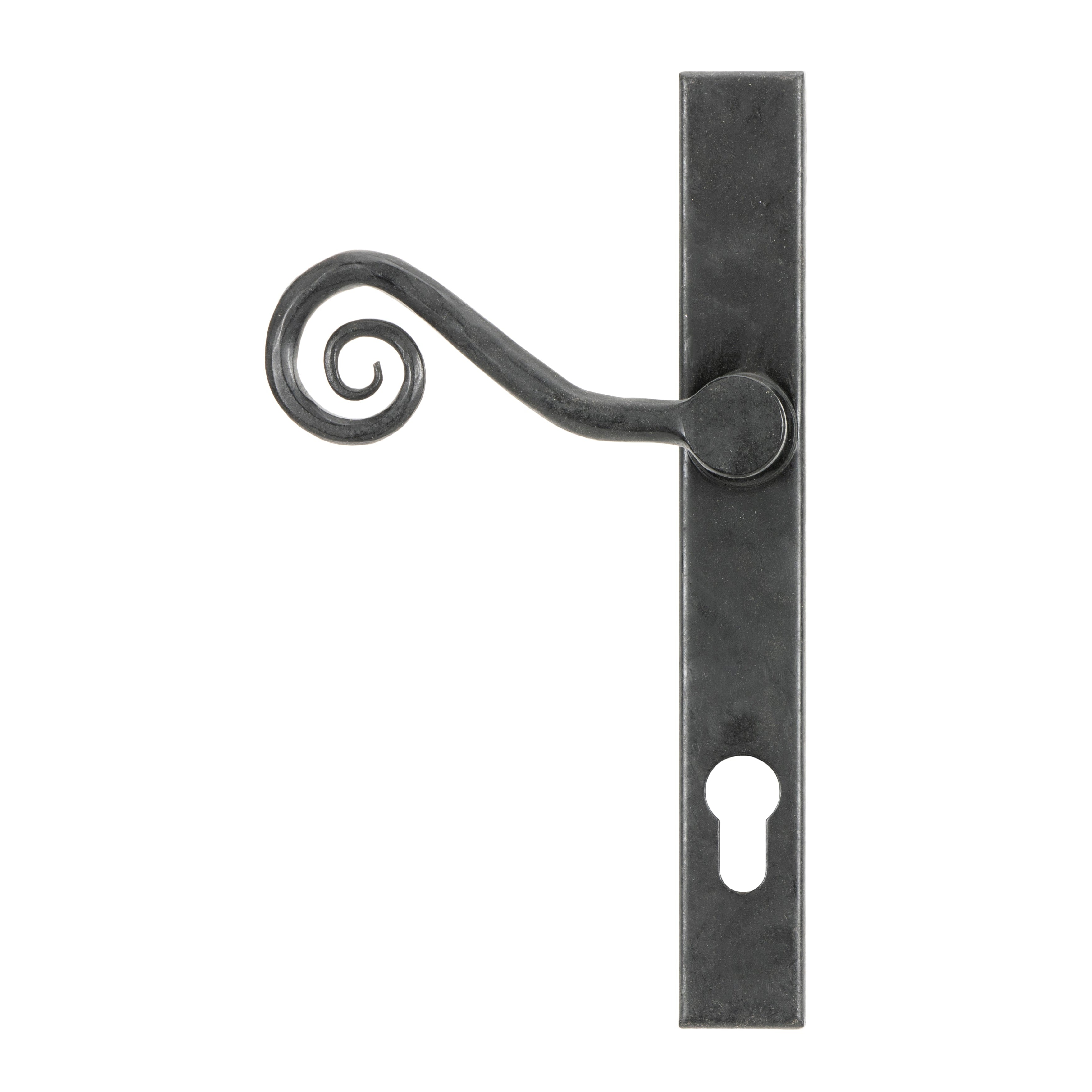 External Beeswax Monkeytail Slimline Lever Espag. Lock Set - LH | From The Anvil-Espagnolette-Yester Home