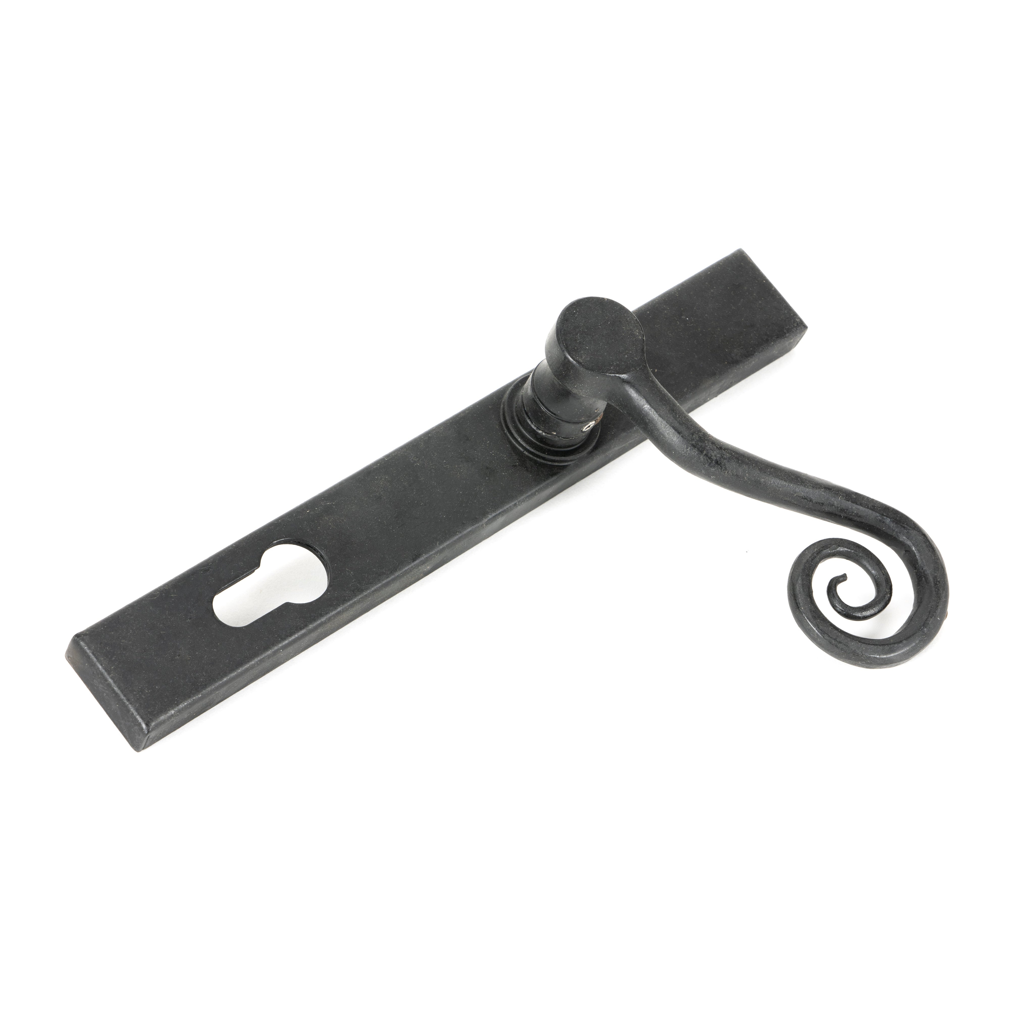 External Beeswax Monkeytail Slimline Lever Espag. Lock Set - RH | From The Anvil-Espagnolette-Yester Home
