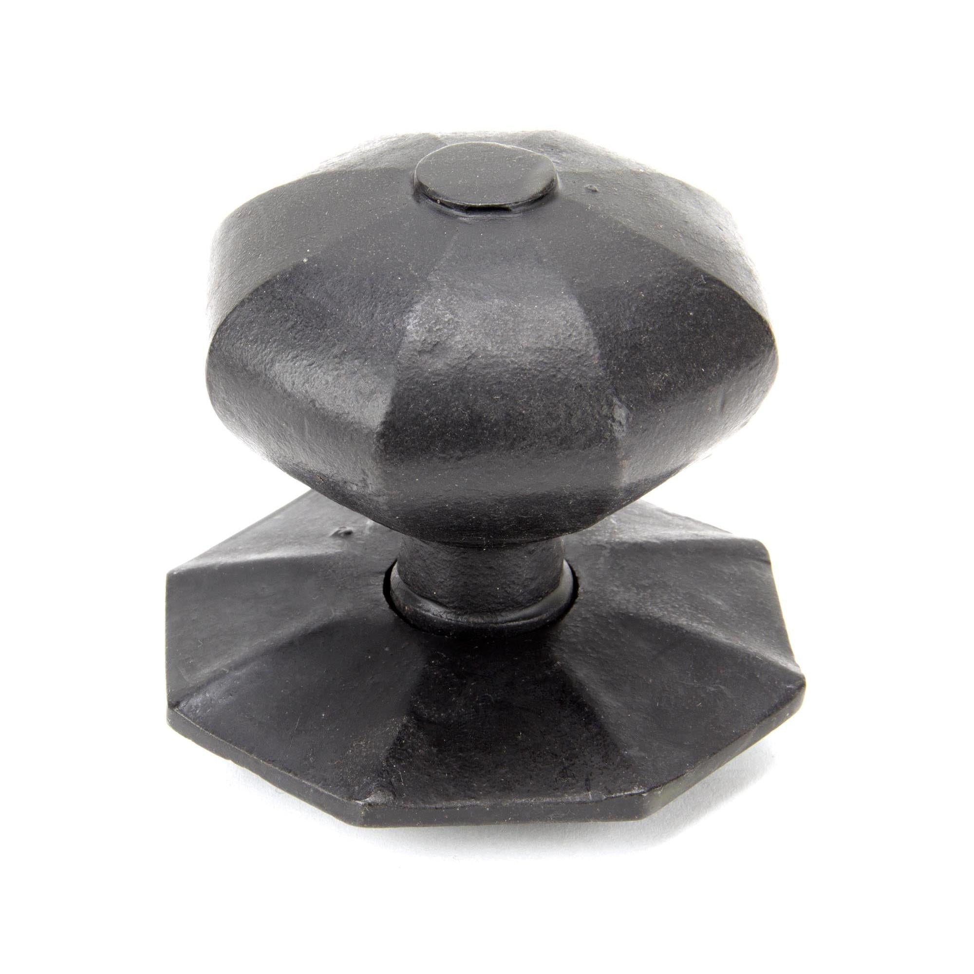 External Beeswax Octagonal Centre Door Knob | From The Anvil - Centre Door Knobs - From The Anvil - Yester Home