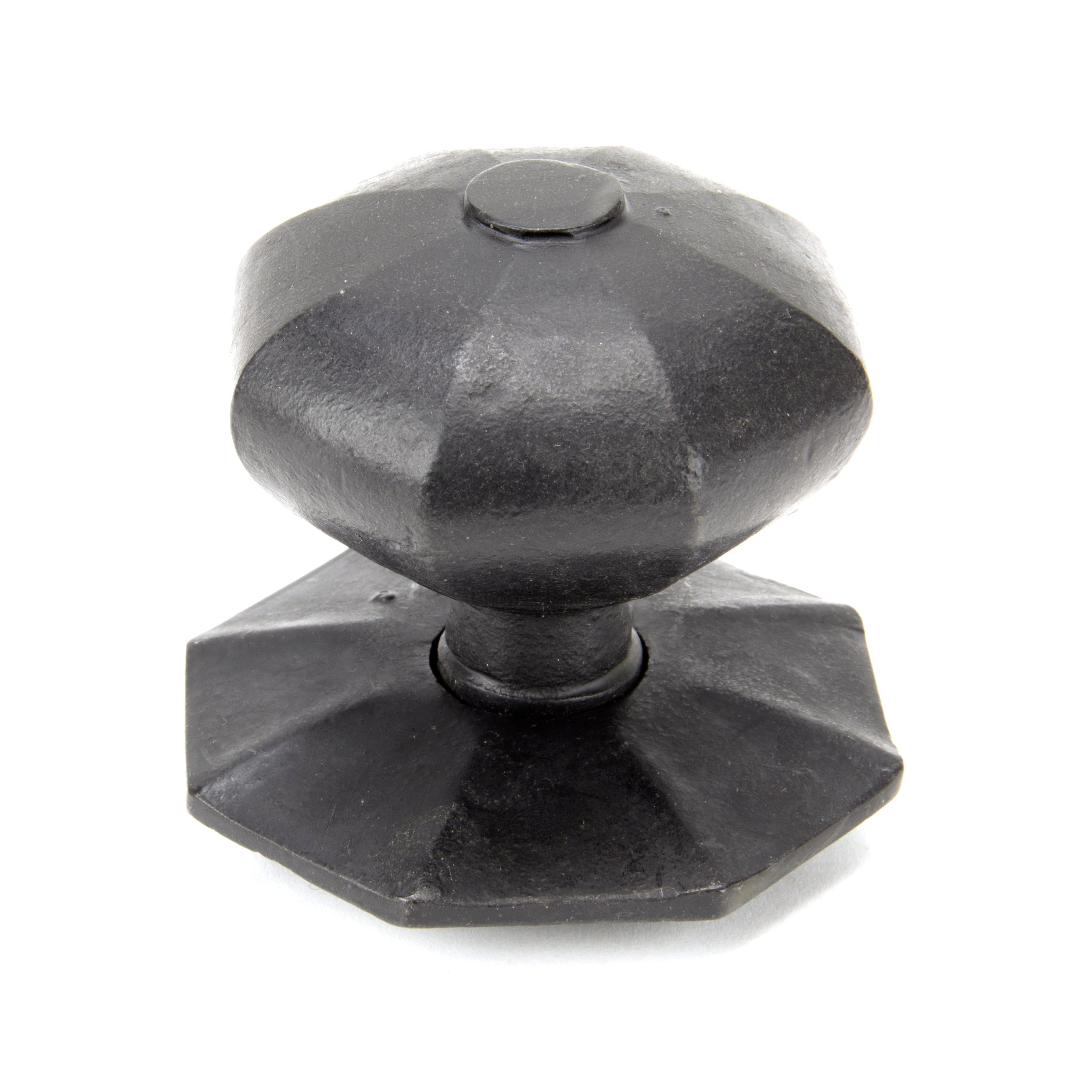 External Beeswax Octagonal Centre Door Knob | From The Anvil-Centre Door Knobs-Yester Home