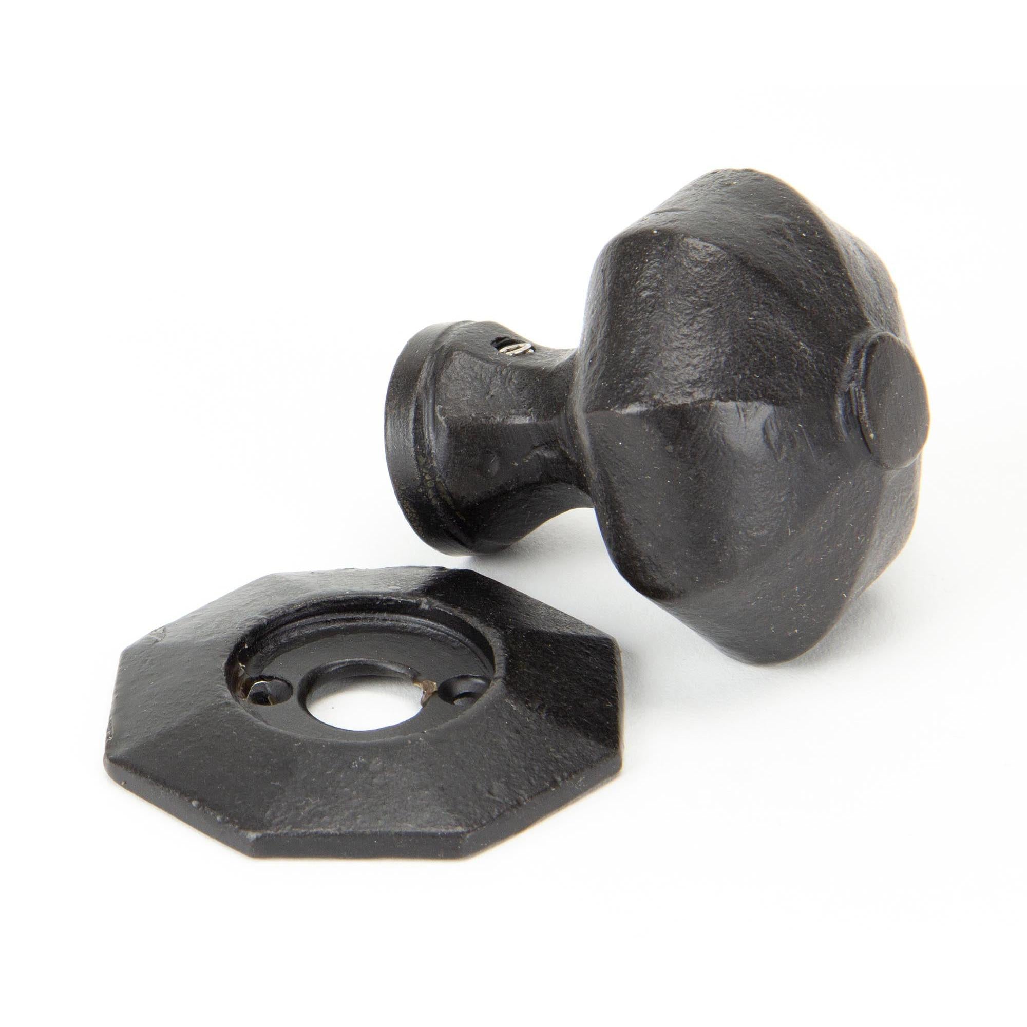 External Beeswax Octagonal Mortice/Rim Knob Set | From The Anvil - Mortice Knobs - From The Anvil - Yester Home