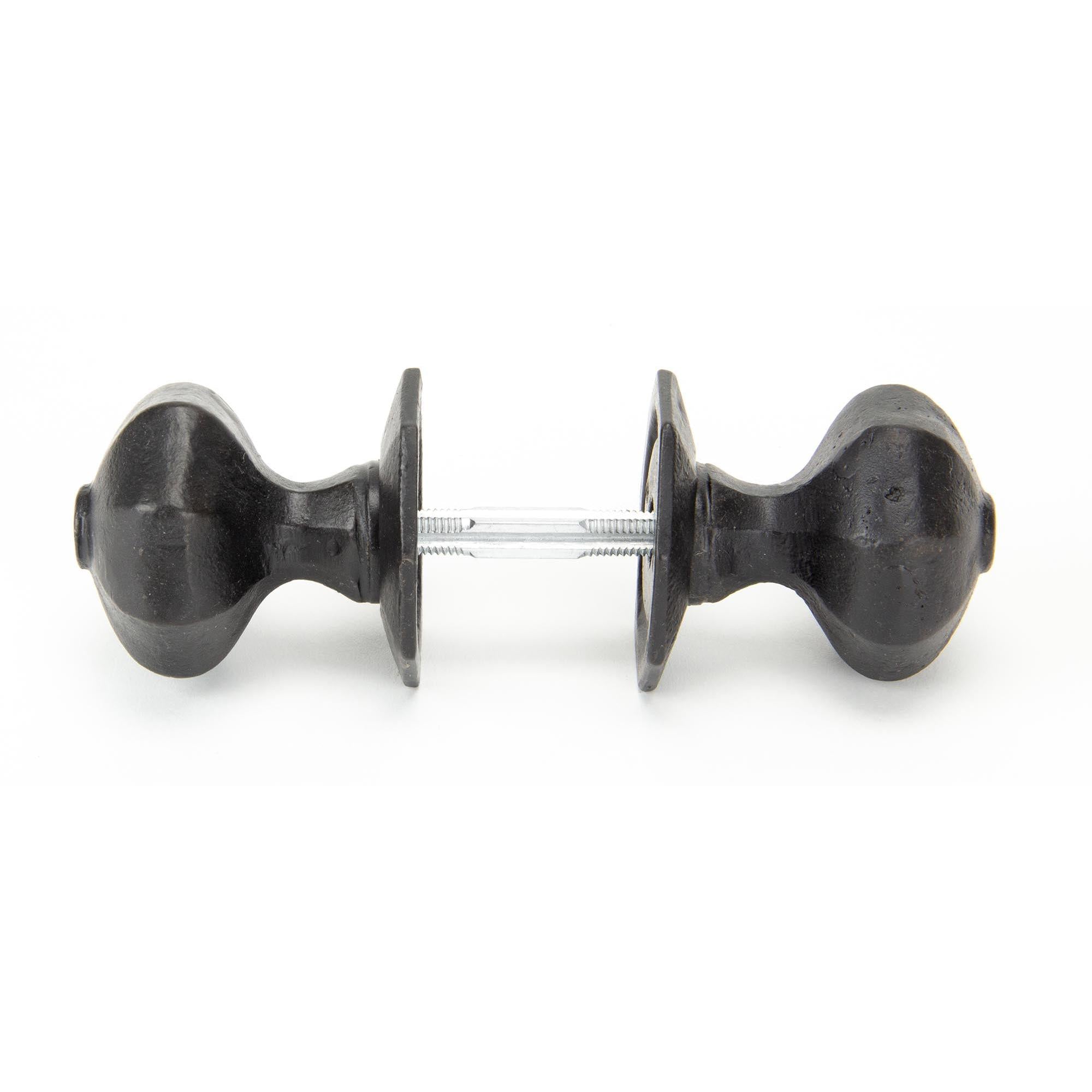 External Beeswax Octagonal Mortice/Rim Knob Set | From The Anvil - Mortice Knobs - From The Anvil - Yester Home