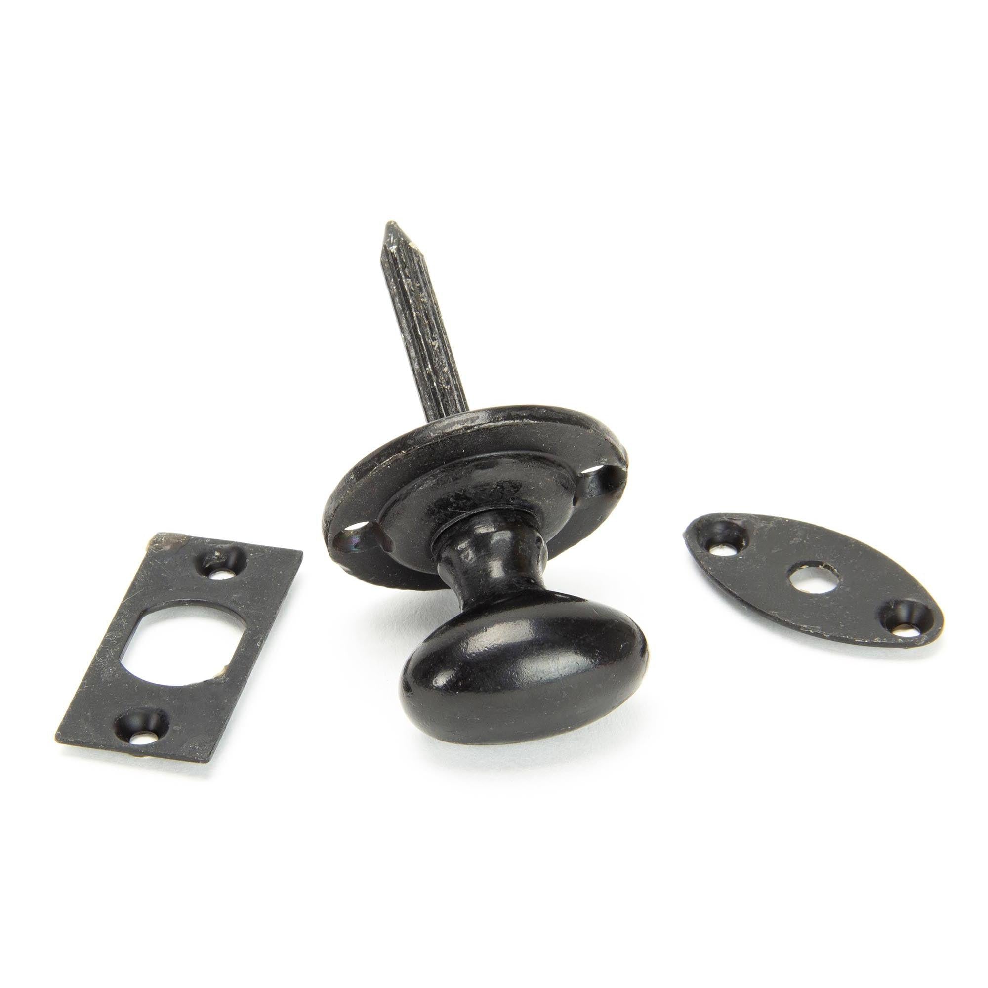 External Beeswax Oval Rack Bolt | From The Anvil - Bolts - From The Anvil - Yester Home