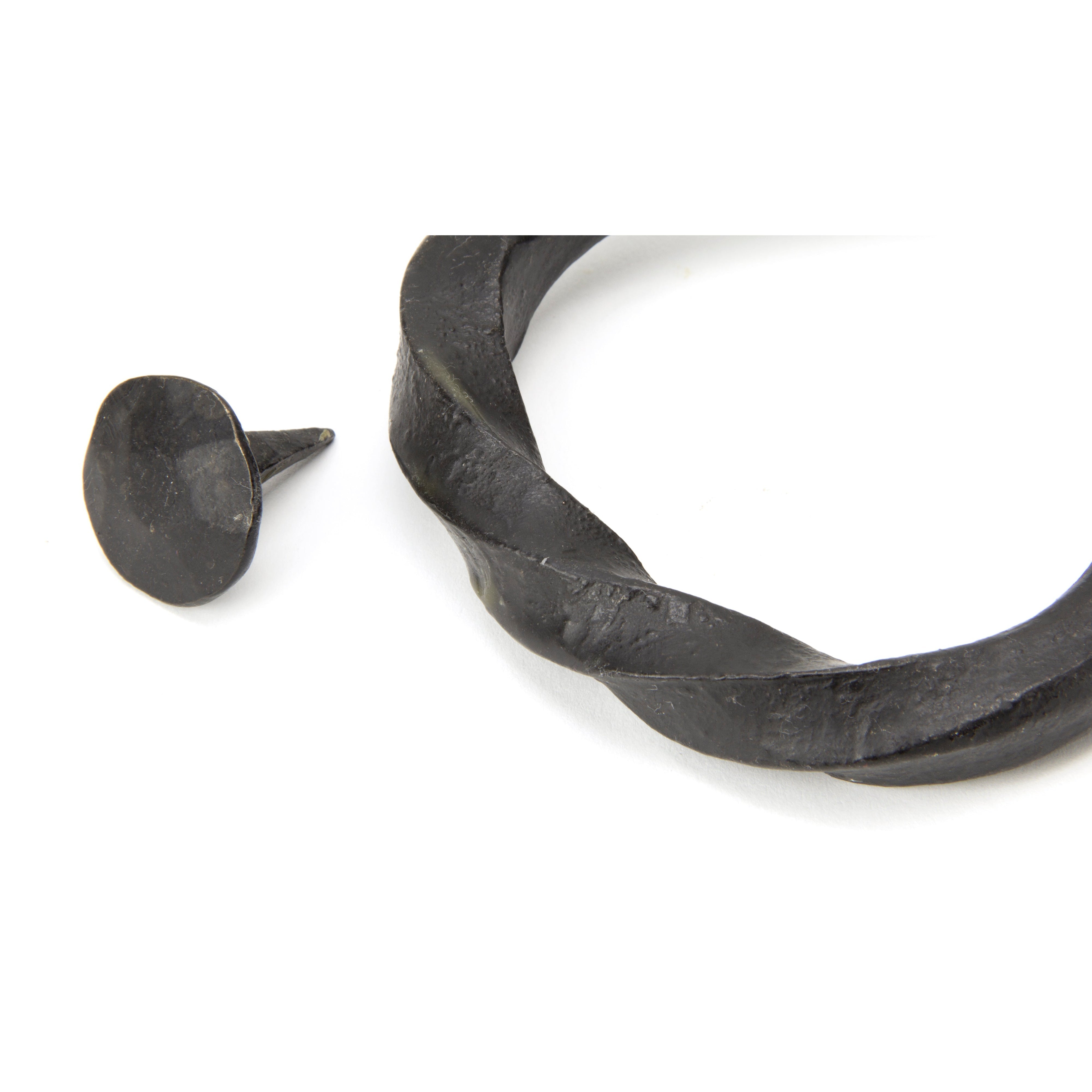 External Beeswax Pear Shaped Door Knocker | From The Anvil-Surface Fixed Door Knockers-Yester Home