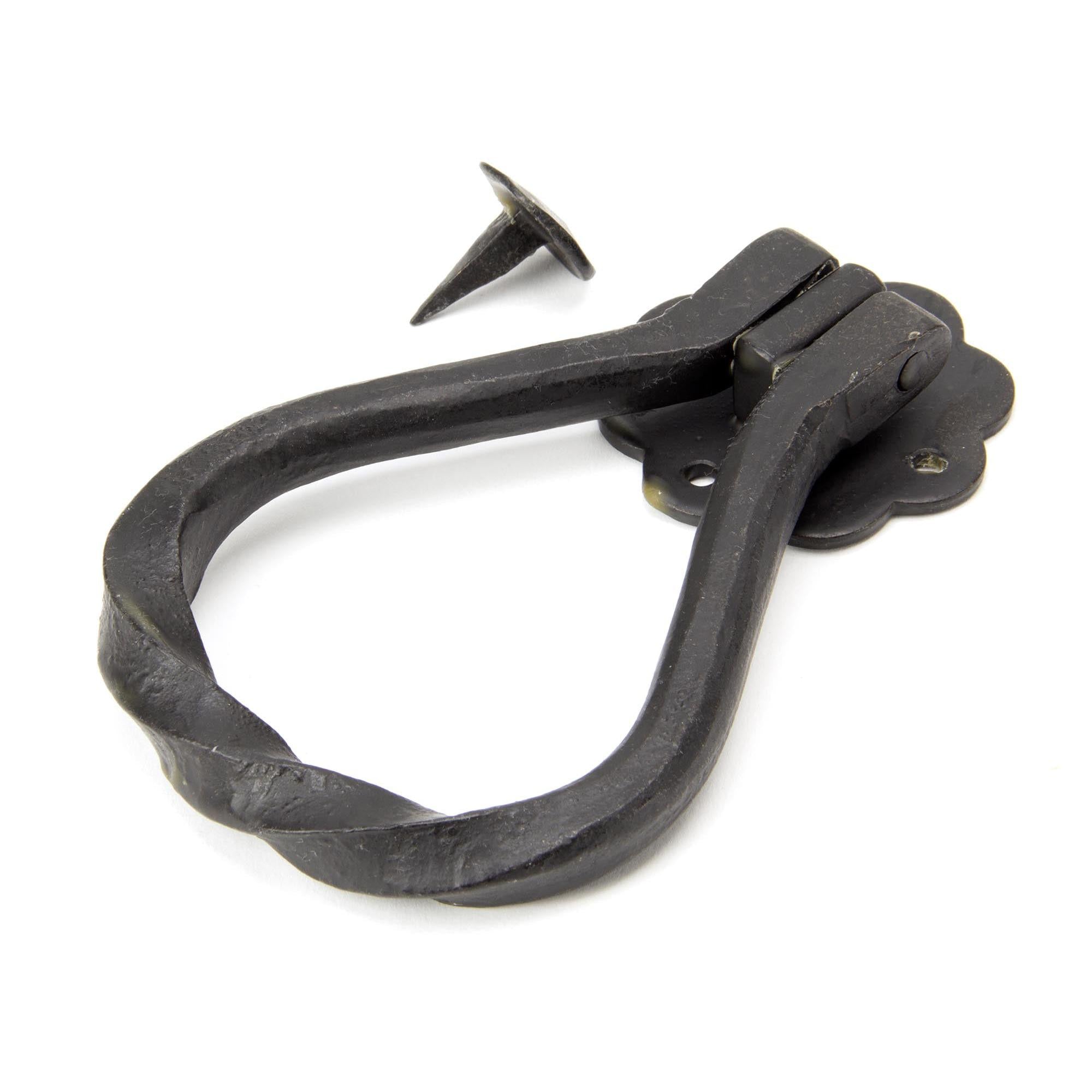 External Beeswax Pear Shaped Door Knocker | From The Anvil - Surface Fixed Door Knockers - From The Anvil - Yester Home