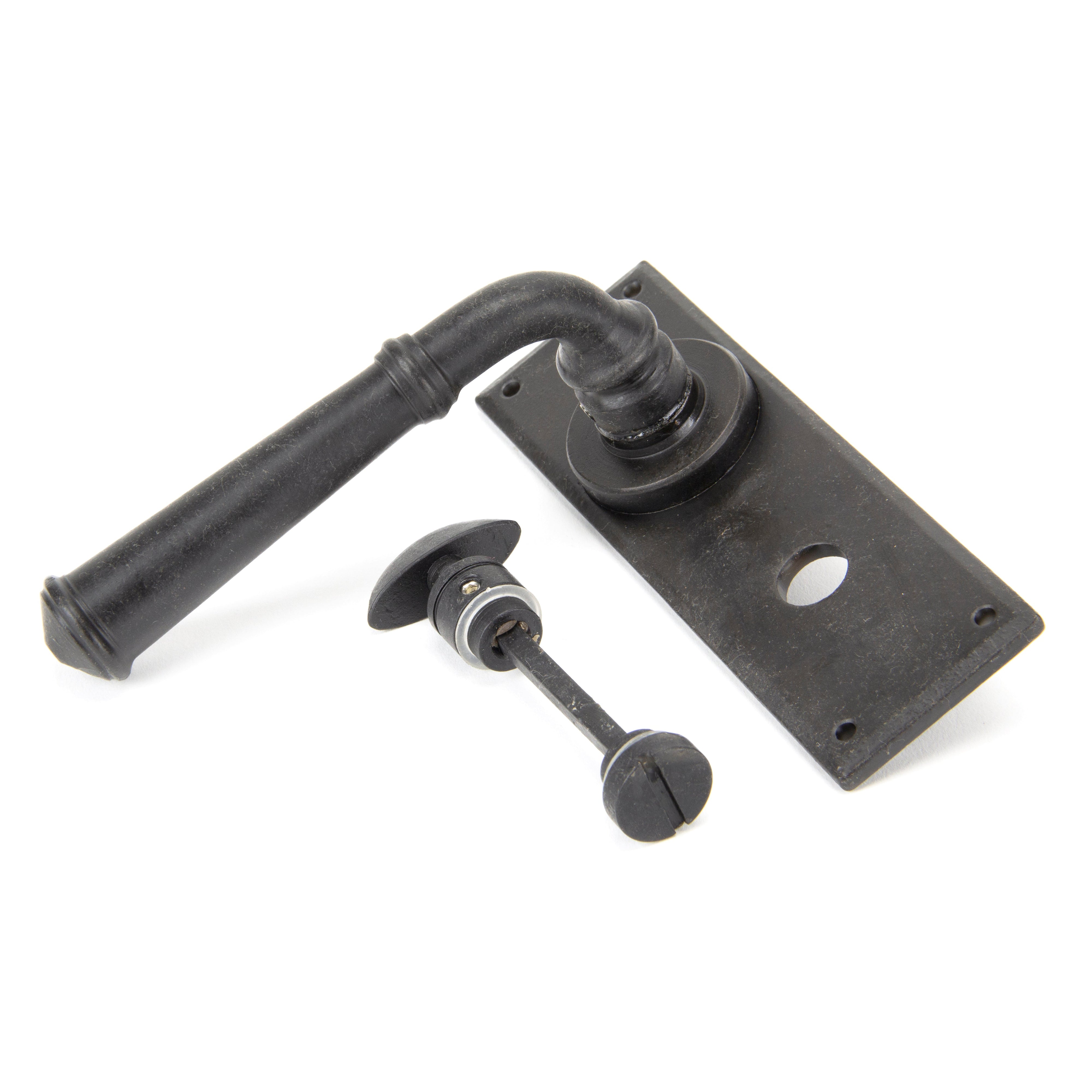 External Beeswax Regency Lever Bathroom Set | From The Anvil-Lever Bathroom-Yester Home
