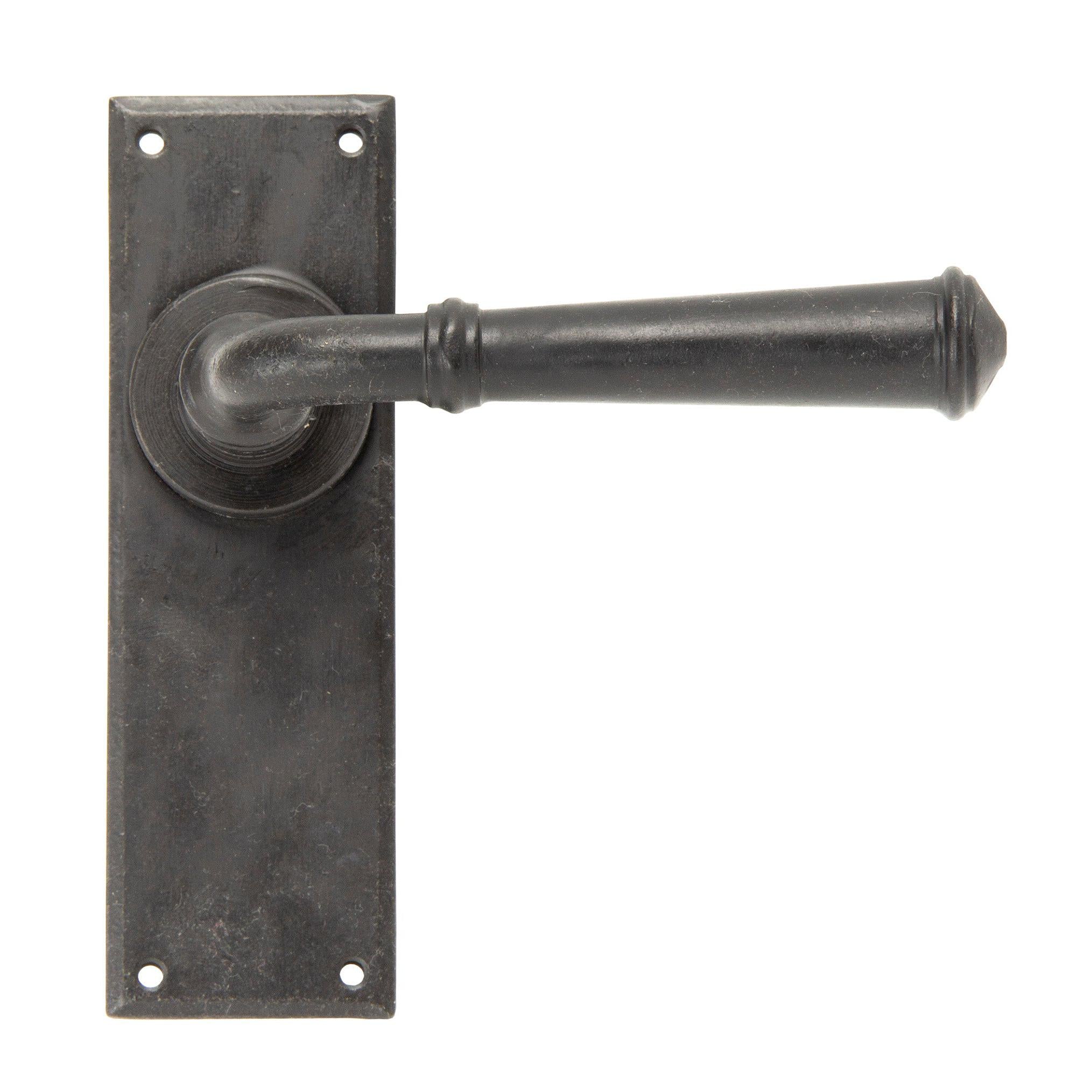 External Beeswax Regency Lever Latch Set | From The Anvil - Lever Latch - From The Anvil - Yester Home