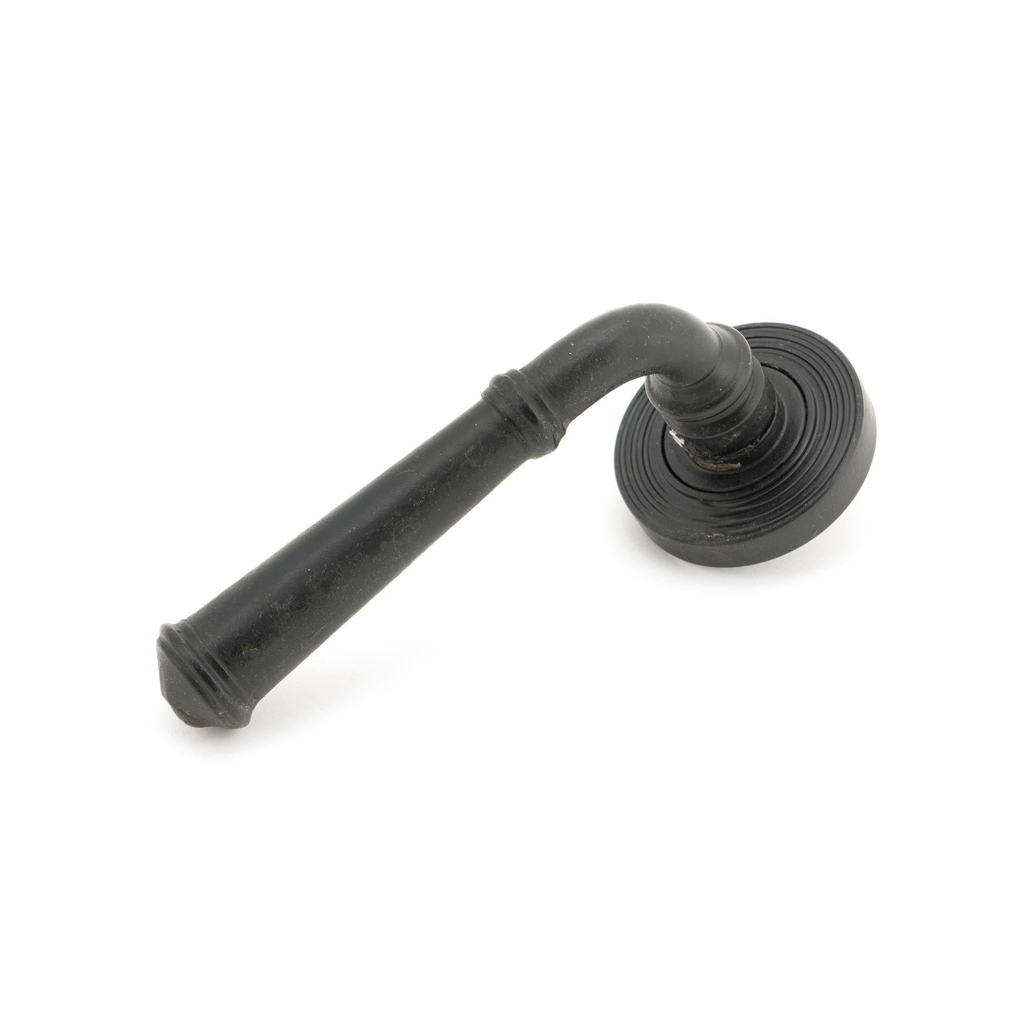 External Beeswax Regency Lever on Rose Set (Beehive) - Unsprung | From The Anvil - Concealed - From The Anvil - Yester Home
