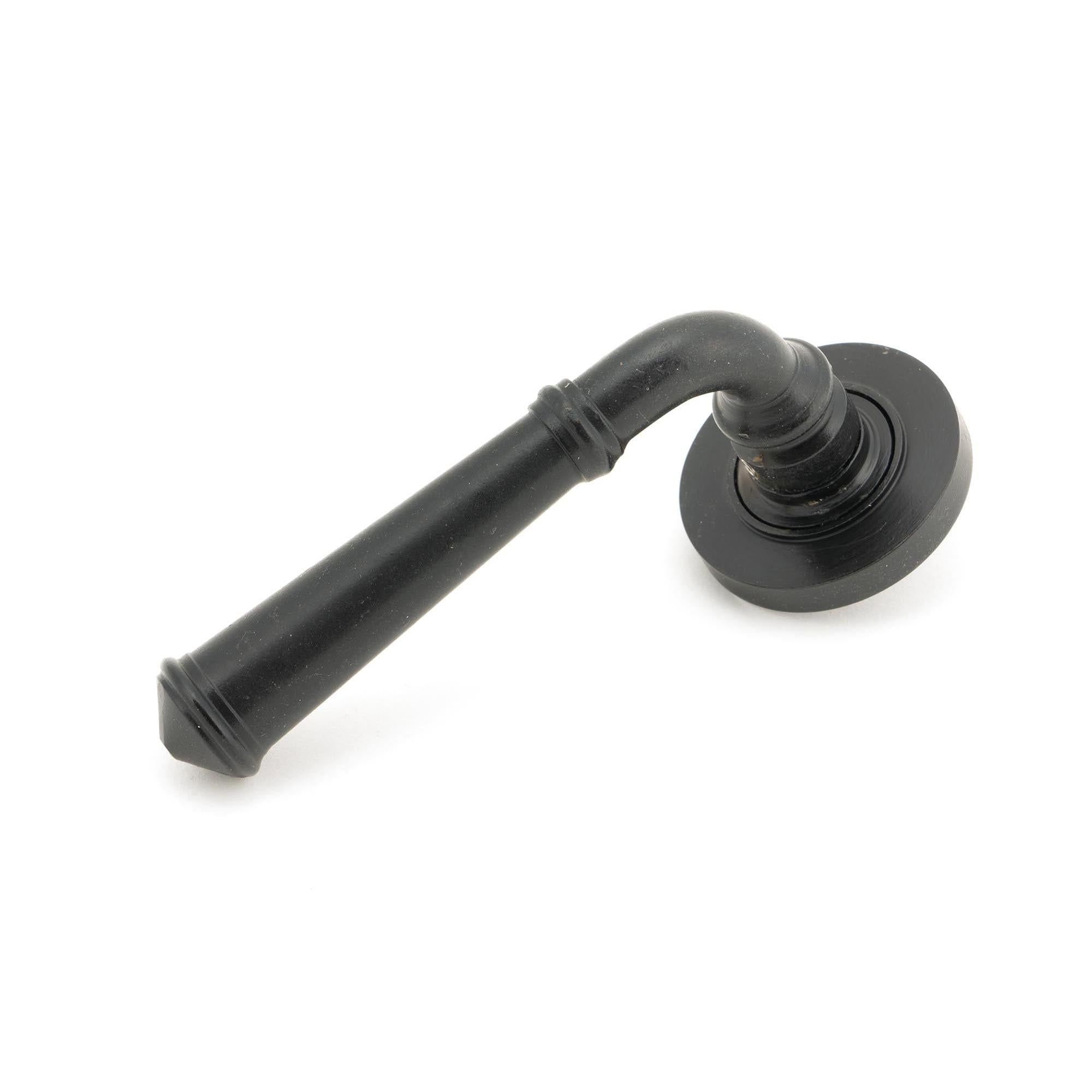External Beeswax Regency Lever on Rose Set (Plain) - Unsprung | From The Anvil - Concealed - From The Anvil - Yester Home