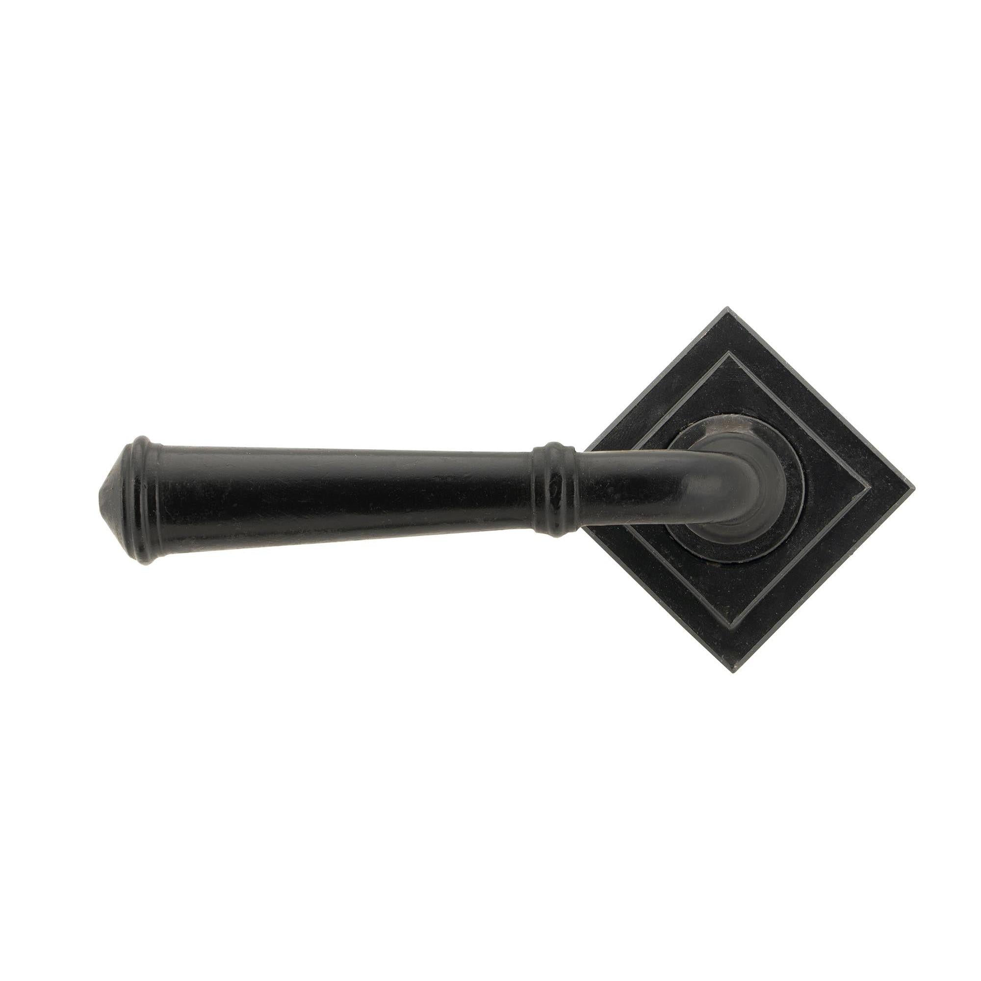 External Beeswax Regency Lever on Rose Set (Square) | From The Anvil - Concealed - From The Anvil - Yester Home