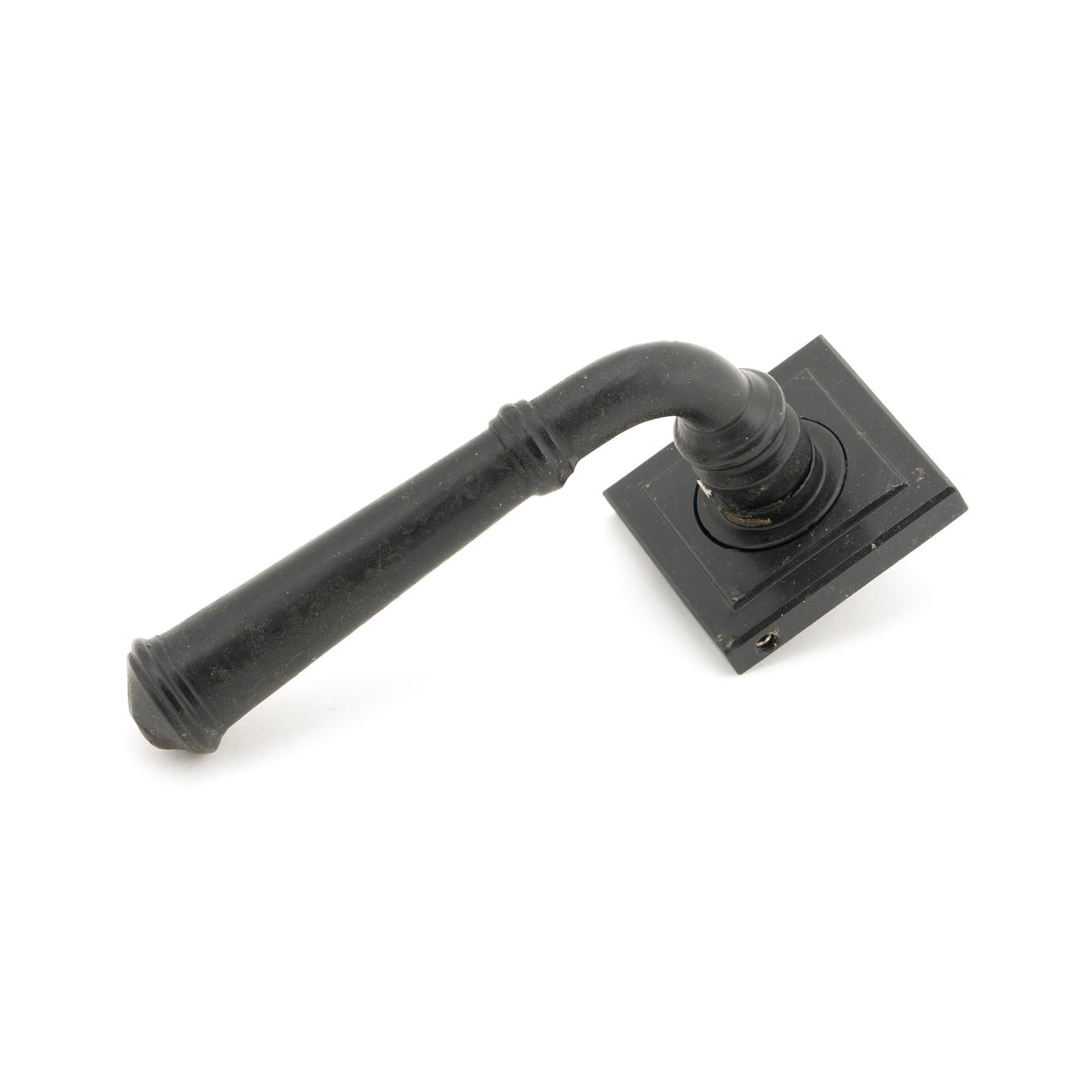 External Beeswax Regency Lever on Rose Set (Square) | From The Anvil - Concealed - From The Anvil - Yester Home