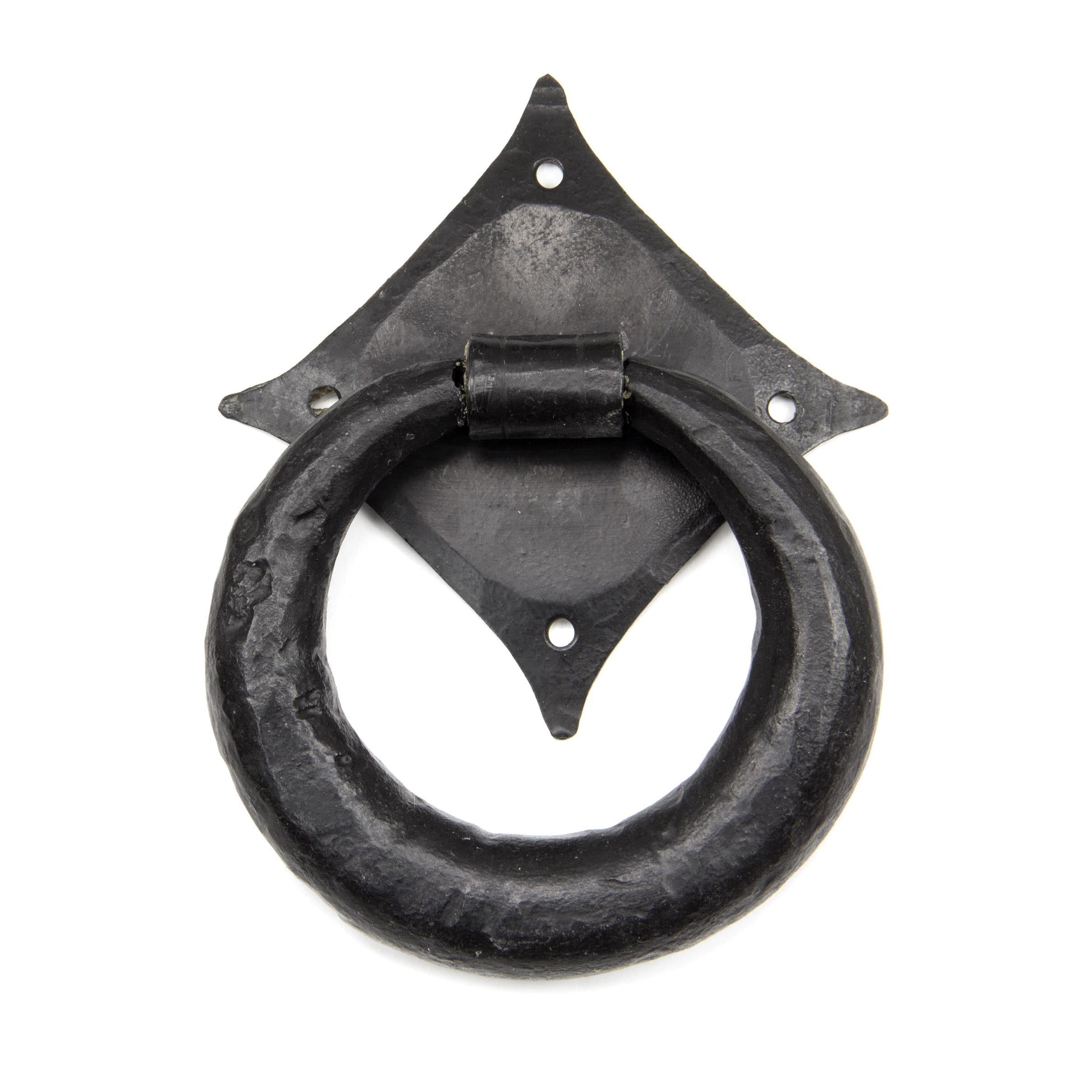 External Beeswax Ring Door Knocker | From The Anvil - Surface Fixed Door Knockers - From The Anvil - Yester Home