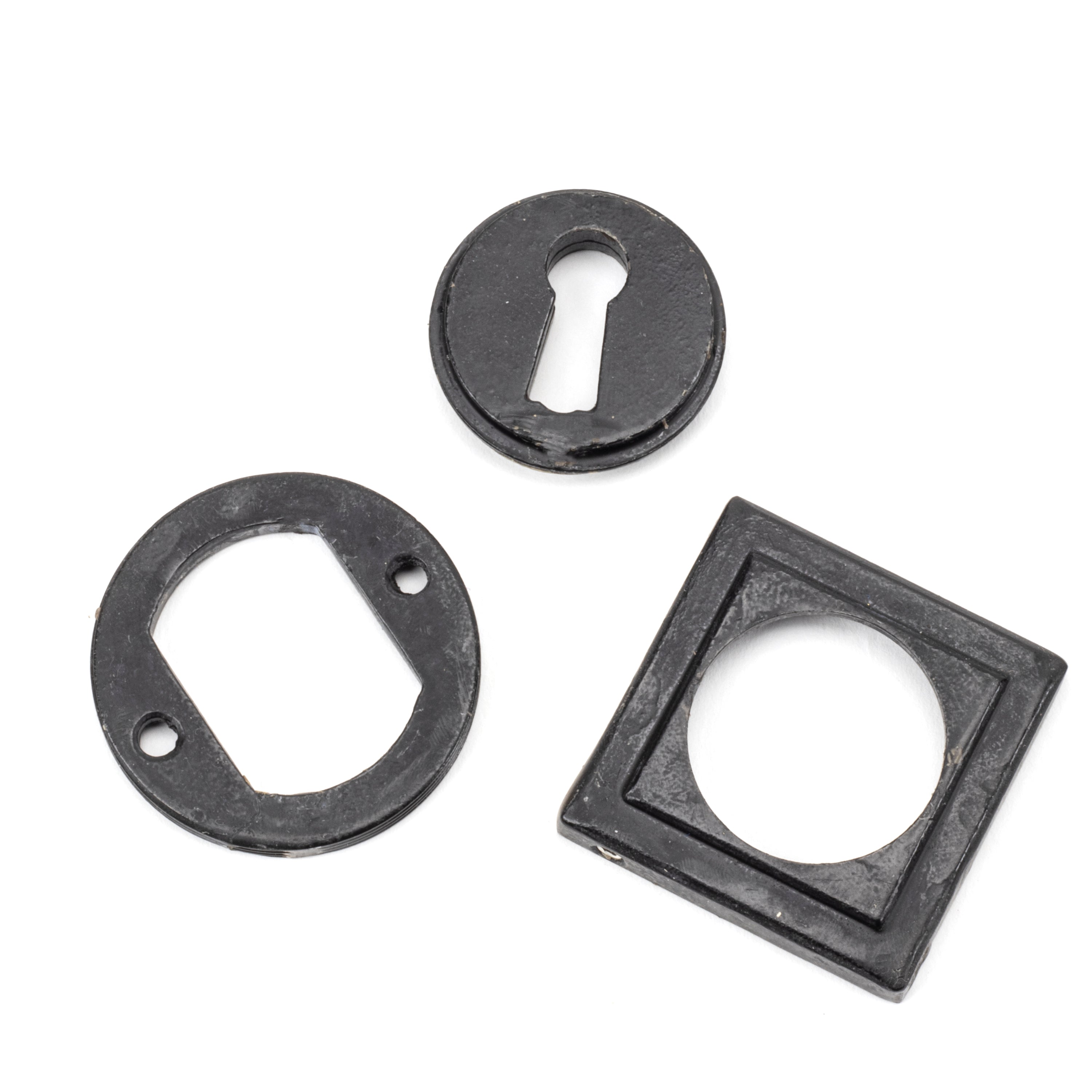External Beeswax Round Escutcheon (Square) | From The Anvil-Escutcheons-Yester Home