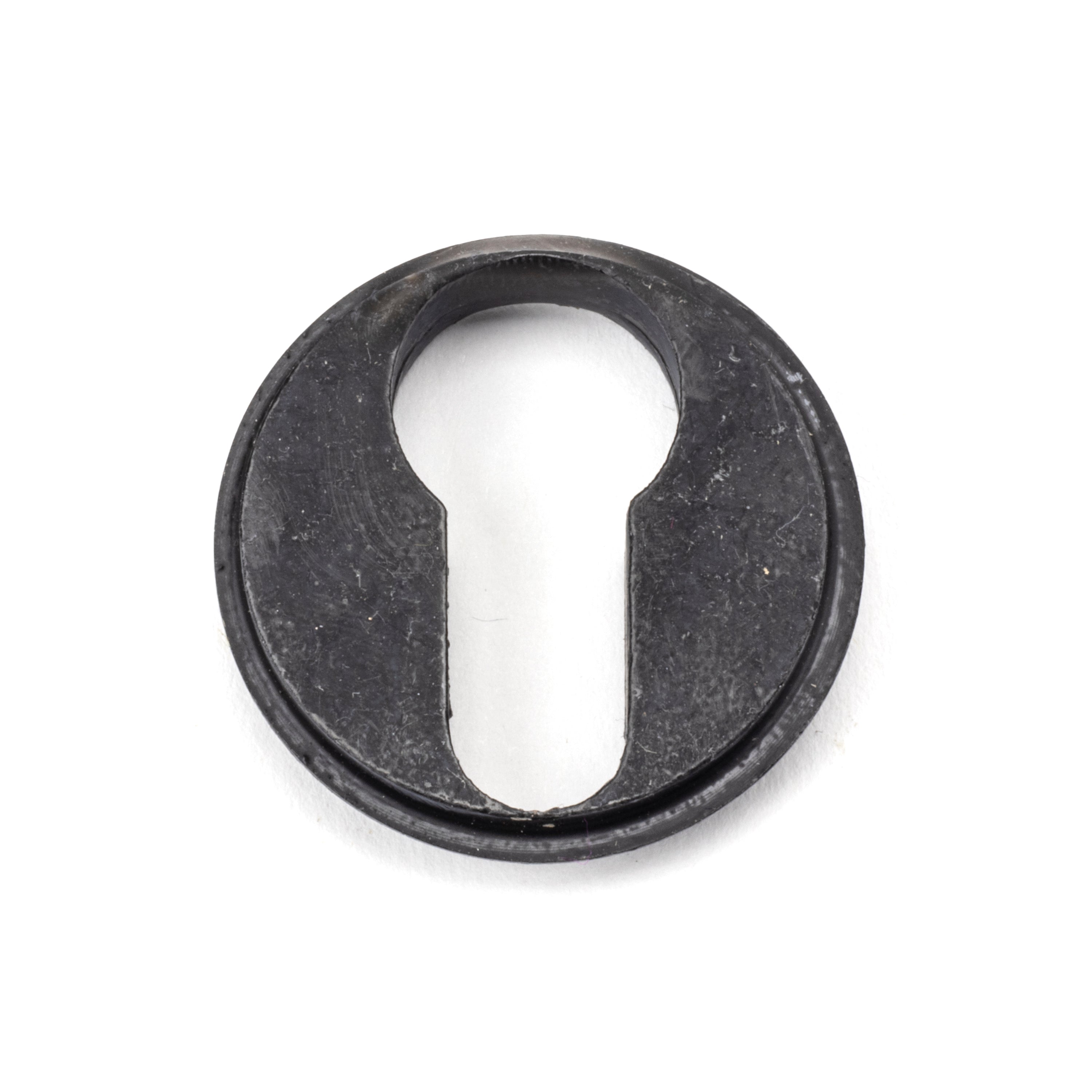 External Beeswax Round Euro Escutcheon (Square) | From The Anvil-Euro Escutcheons-Yester Home