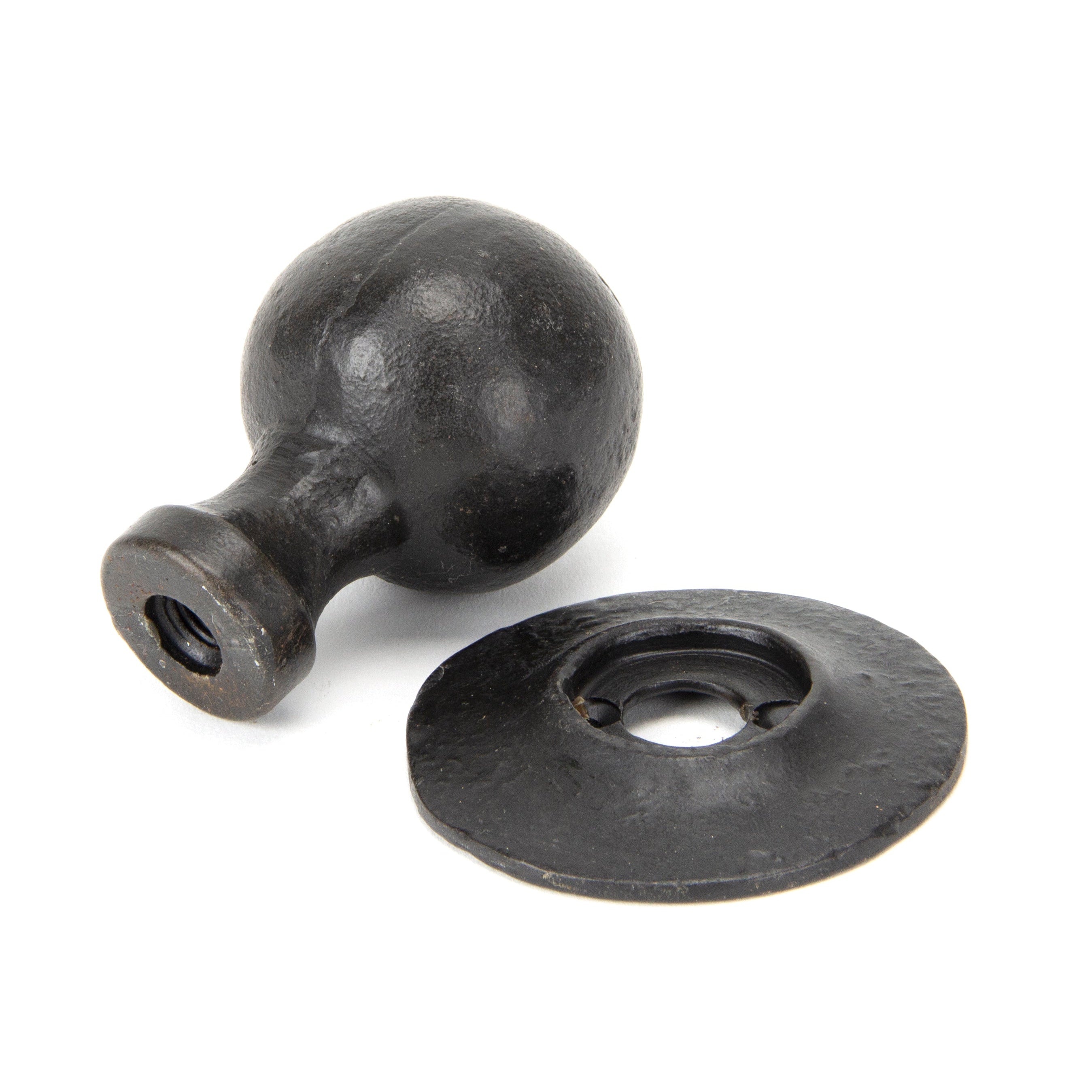 External Beeswax Round Mortice/Rim Knob Set | From The Anvil-Mortice Knobs-Yester Home