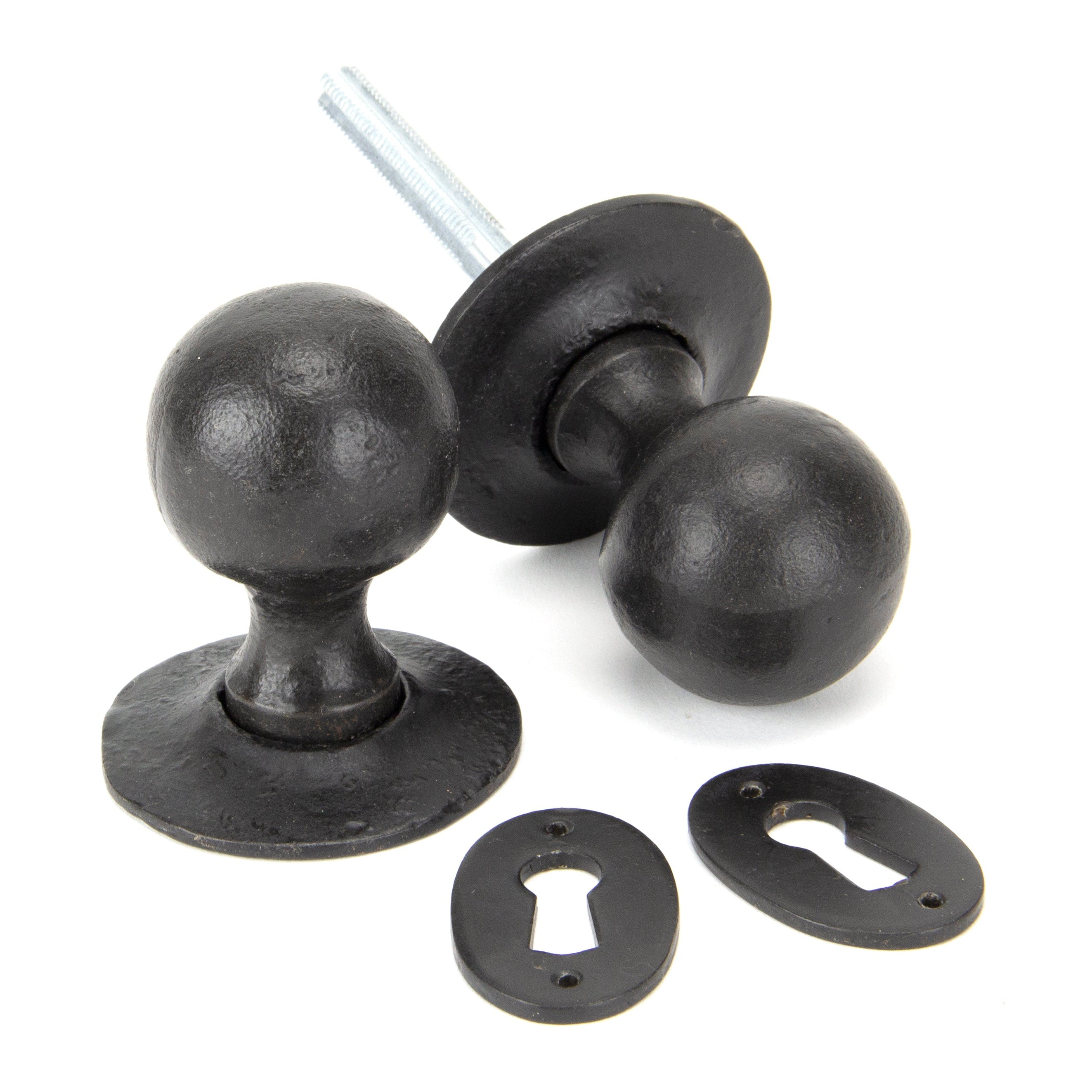 External Beeswax Round Mortice/Rim Knob Set | From The Anvil-Mortice Knobs-Yester Home