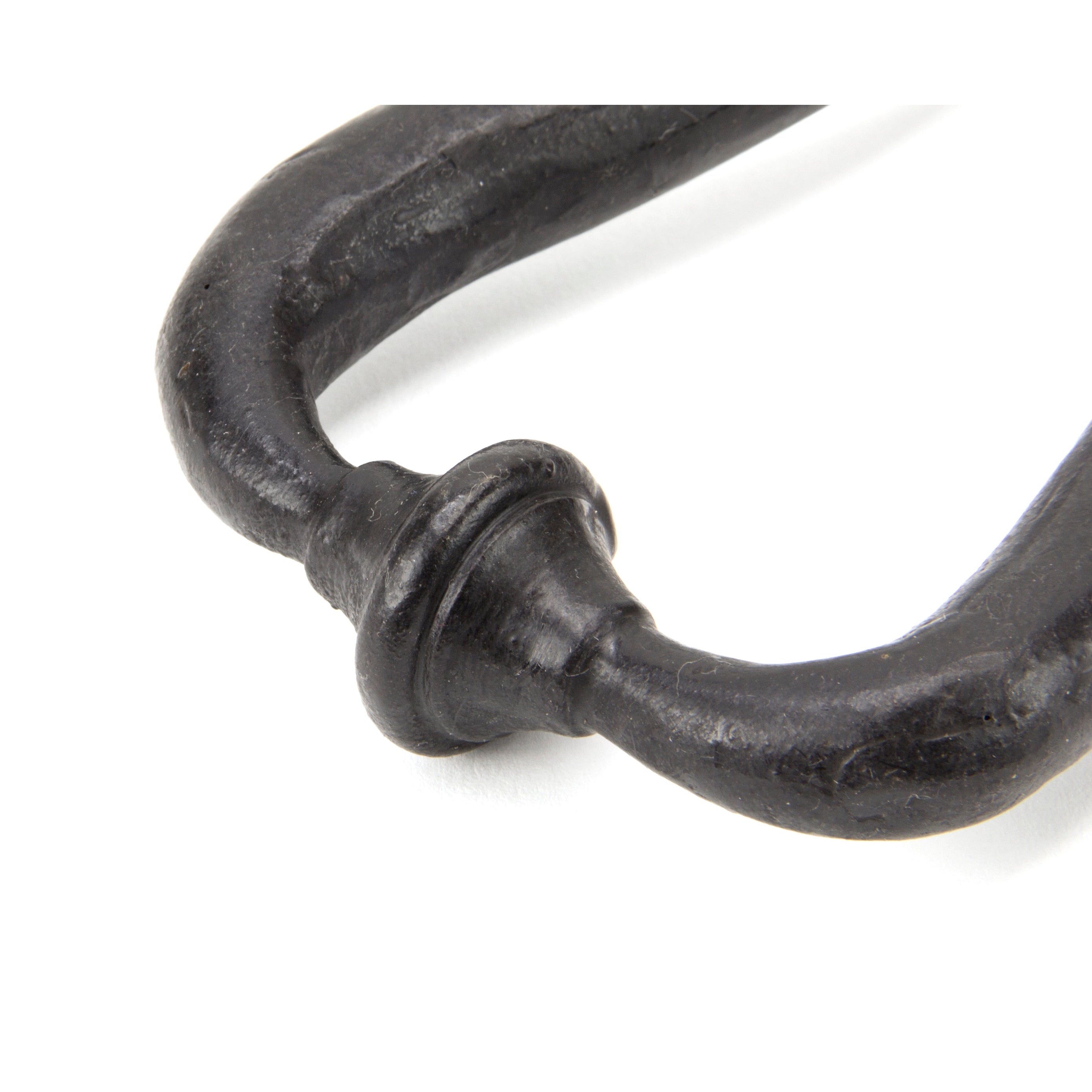 External Beeswax Slimline Art Deco Door Knocker | From The Anvil-Bolt-Through Door Knockers-Yester Home