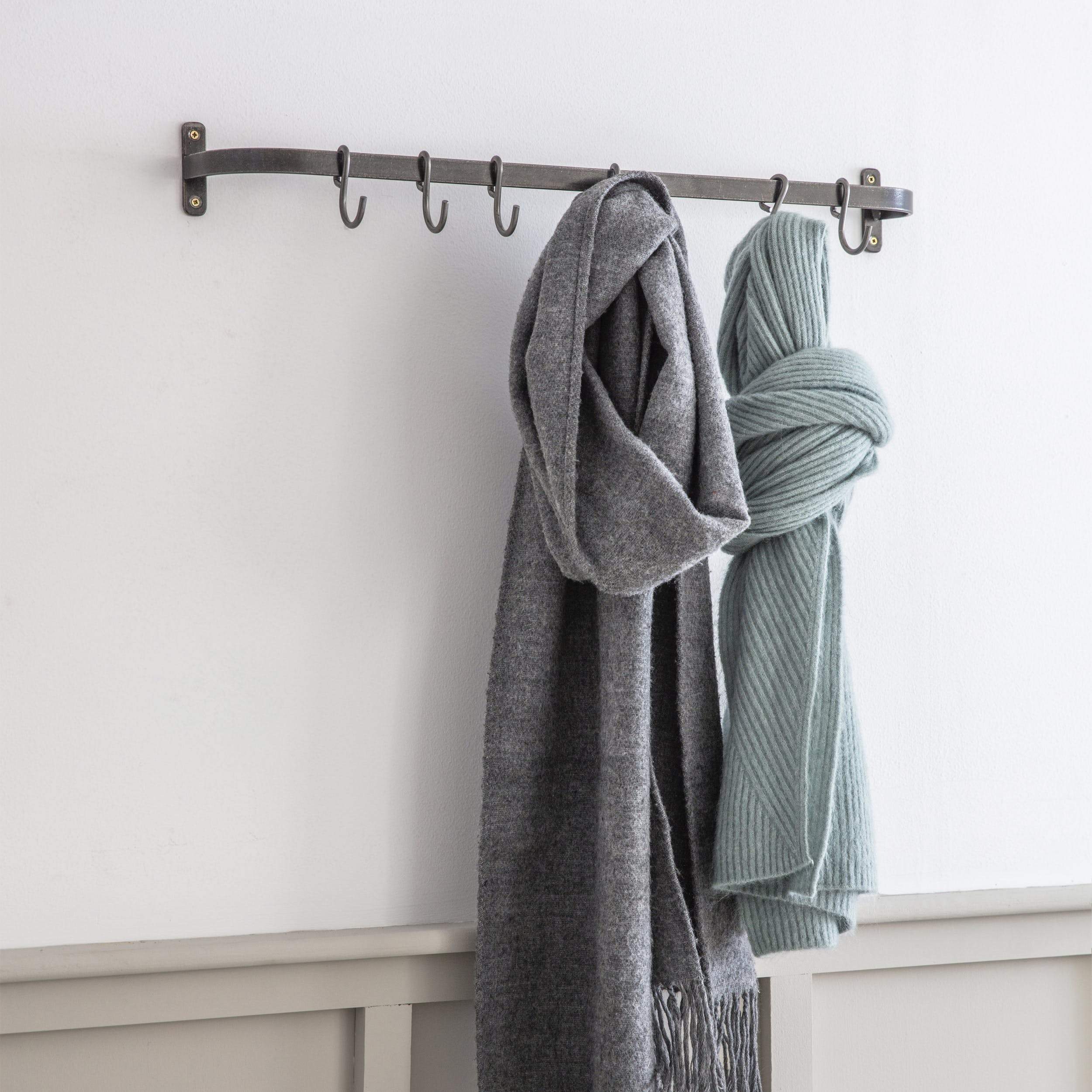Farringdon Steel Hook Rail-Hook Rails-Yester Home