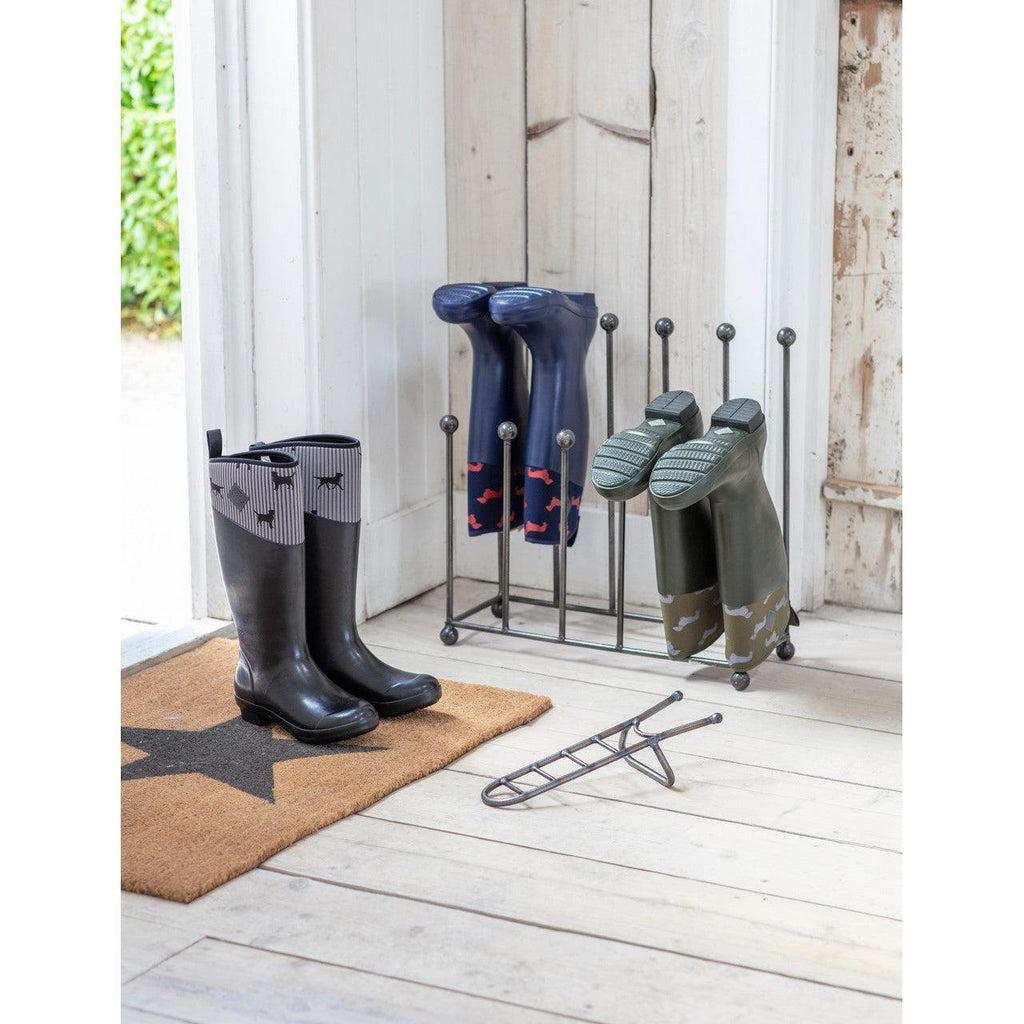 Farringdon Welly Stand, Large - Steel-Boot Stands & Racks-Yester Home