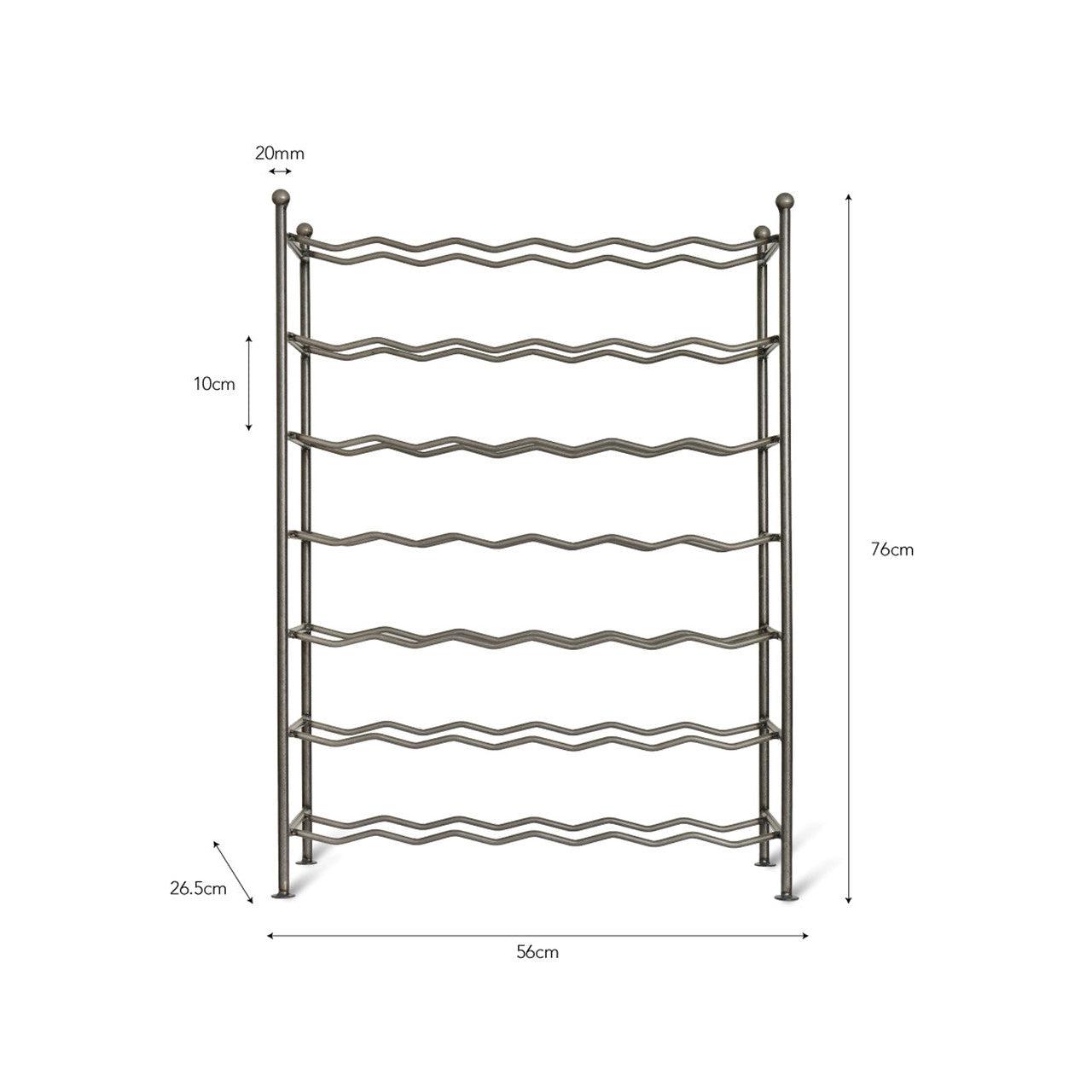 Farringdon Wine Rack - Steel-Wine Racks-Yester Home