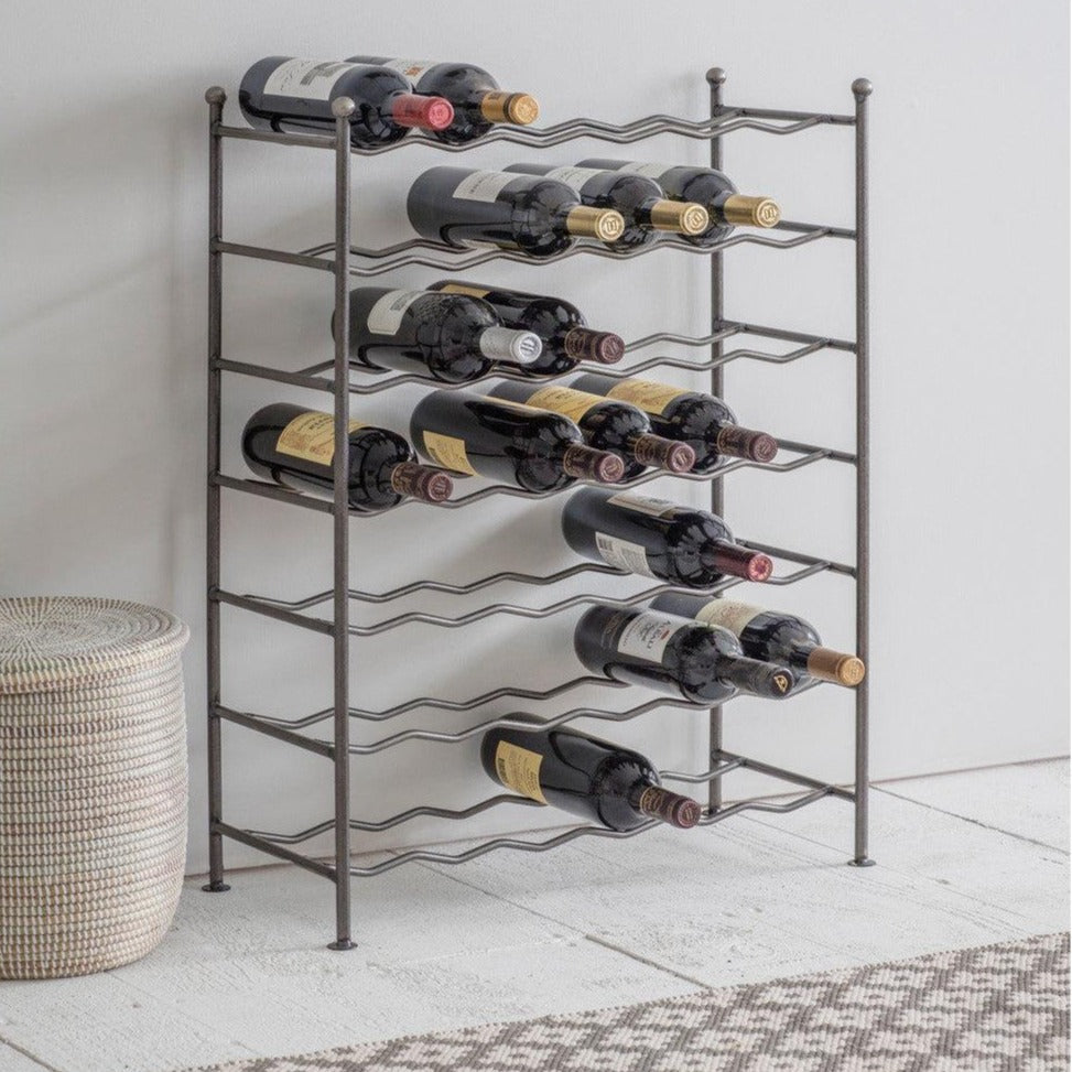 Farringdon Wine Rack - Steel-Wine Racks-Yester Home