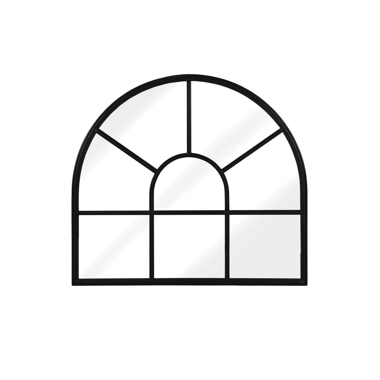 Fulbrook Arched Wall Mirror, 80x90cm - Steel-Mirrors-Yester Home