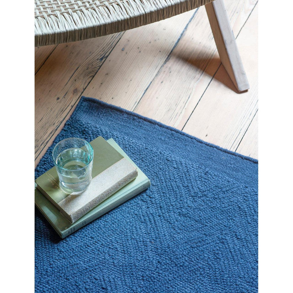 Fyfield Rug 120 x 180cm in Ink - Recycled Plastic-Rugs & Runners-Yester Home