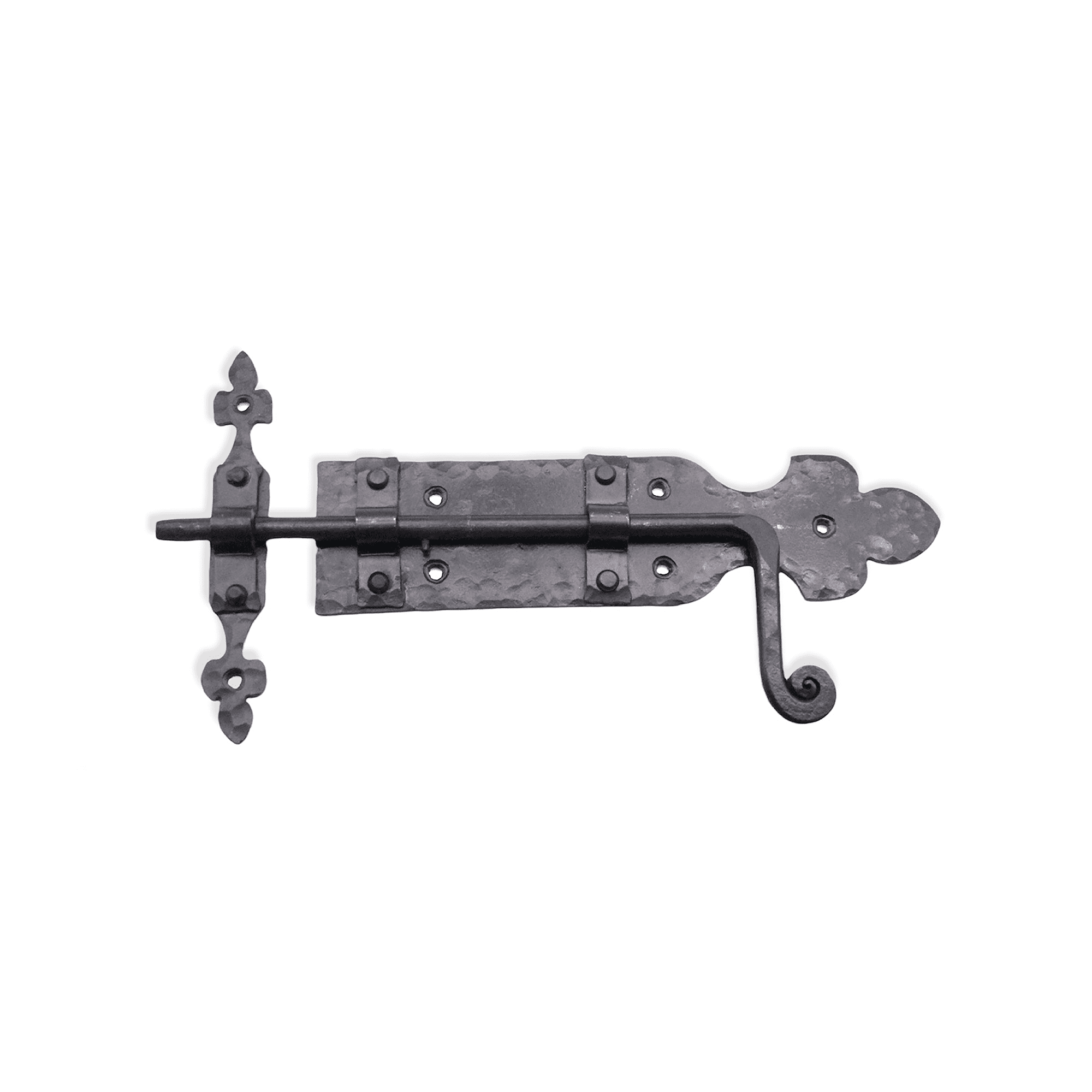 Gothic Cabinet Lock Matt Black-Cabinet Locks-Yester Home