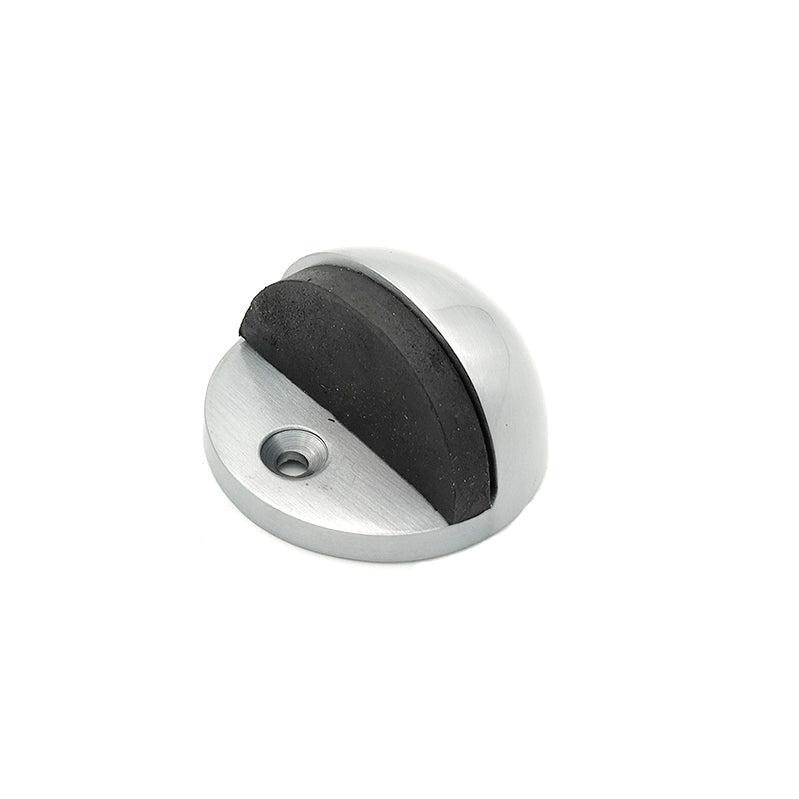 Half Moon Door Stopper Satin Chrome-Door Stops-Yester Home