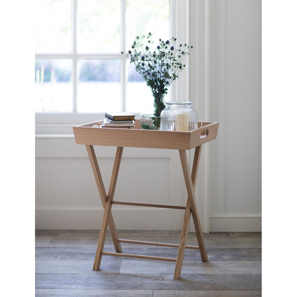 Hambledon Butlers Tray - Oak-Coffee & Side Tables-Yester Home