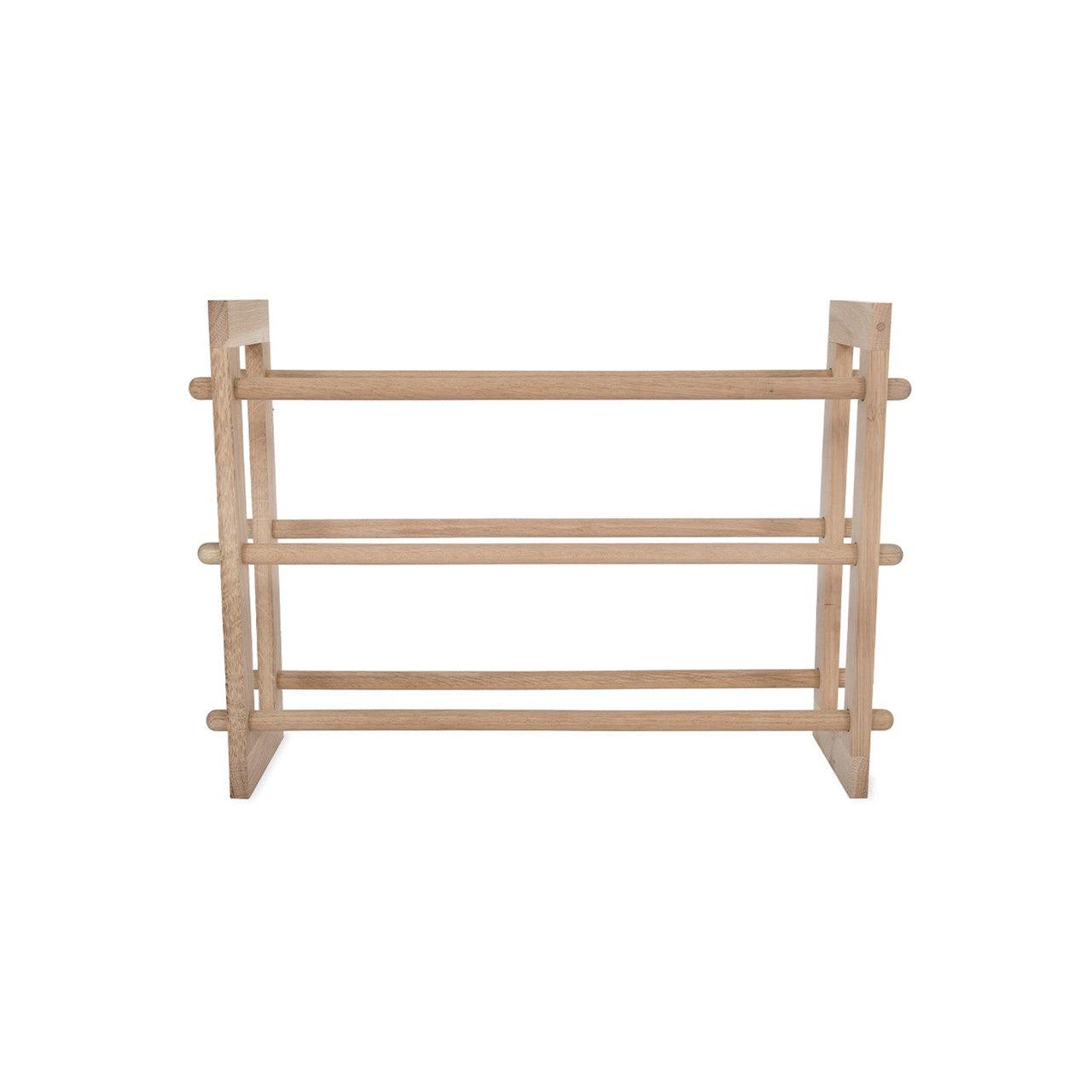 Hambledon Shoe Rack - Oak-Boot Stands & Racks-Yester Home